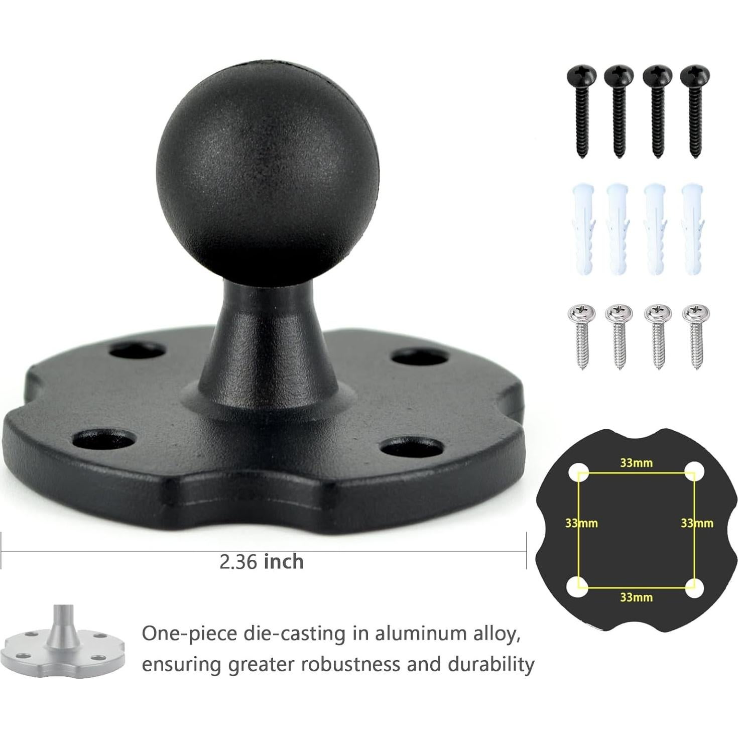 Soporte de Tablet VAUBORTTI de Aluminio 6.5"-12.9" Giratorio