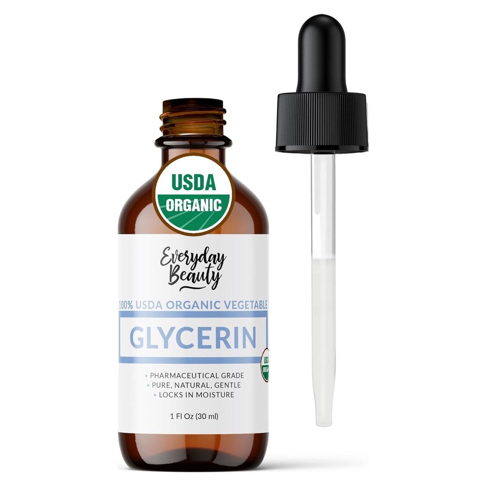 Glicerina Orgánica 100% Belleza Cotidiana 30ml Hidratante Piel y Cabello