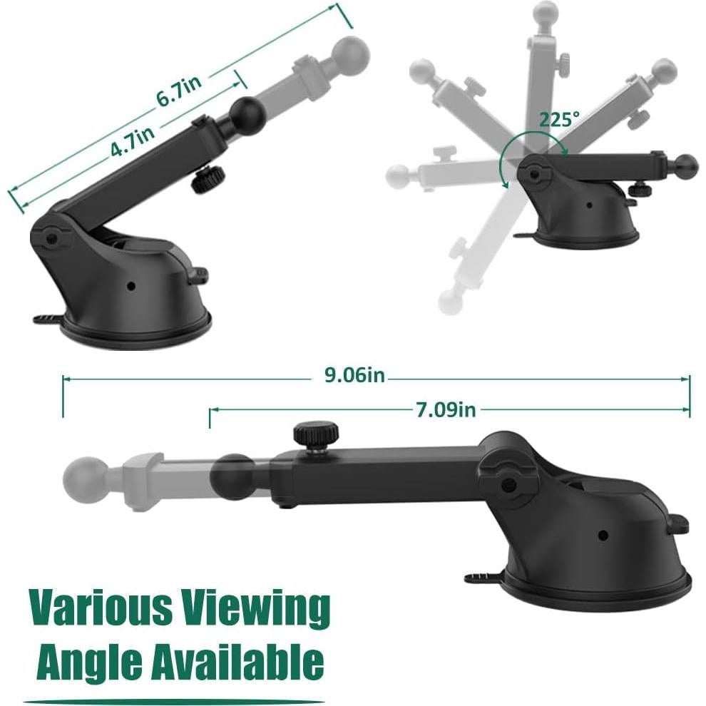 Soporte de Tablet Cuxwill para Coche 4-13" Negro