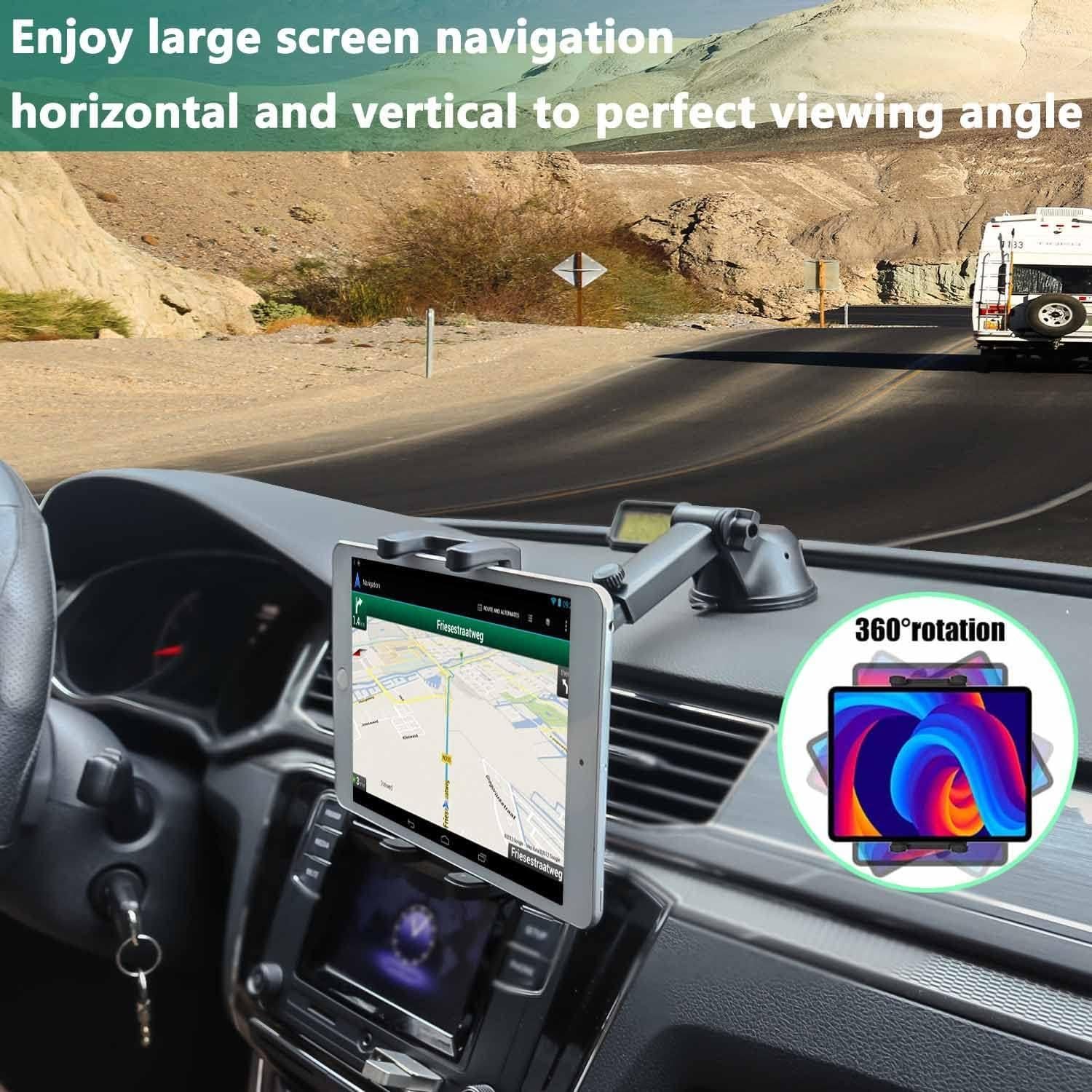 Soporte de Tablet Cuxwill para Coche 4-13" Negro