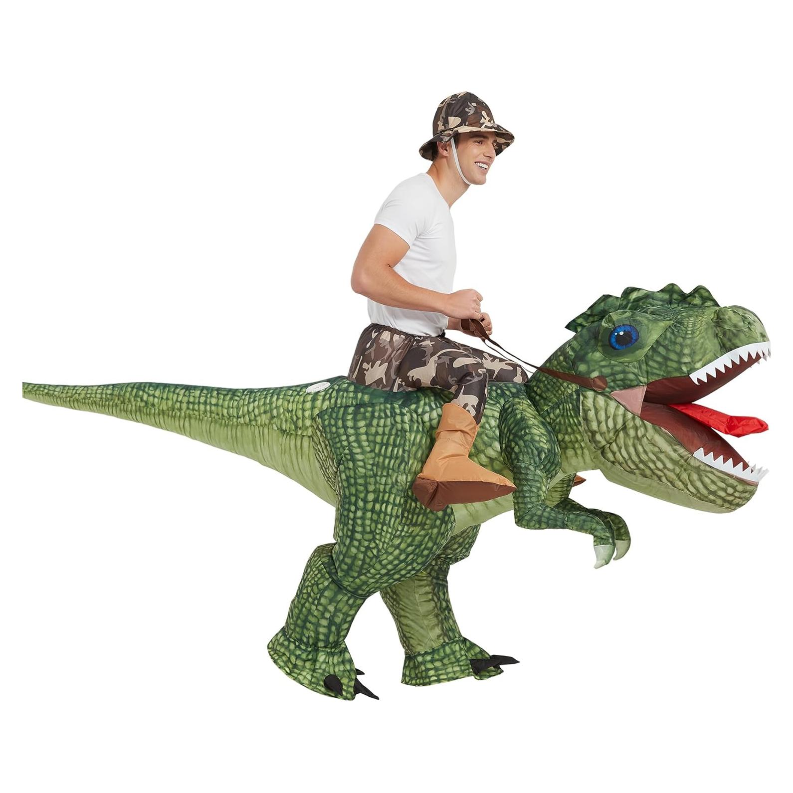 Disfraz Inflable T Rex Deluxe para Adultos - Halloween