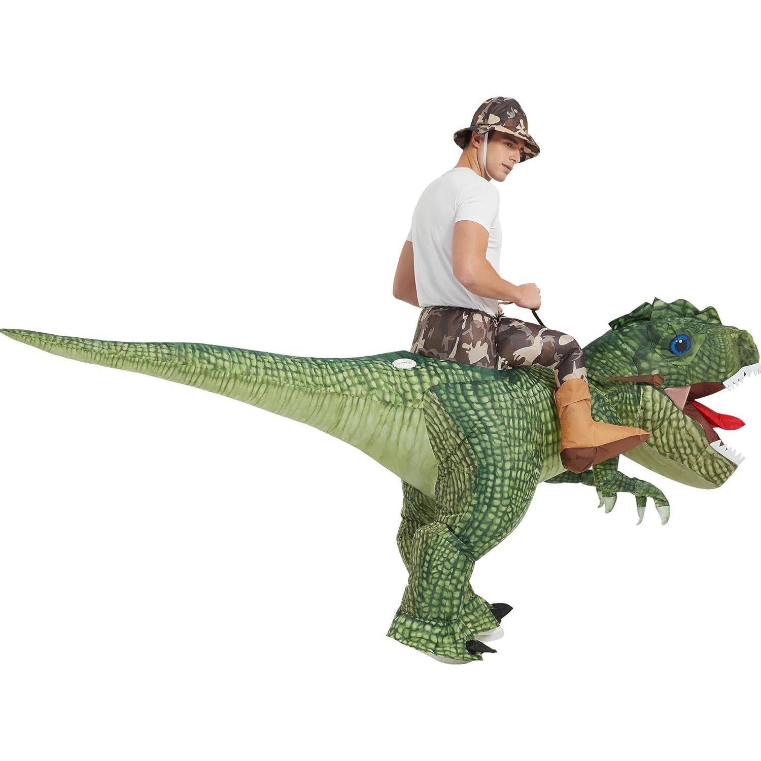 Disfraz Inflable T Rex Deluxe para Adultos - Halloween