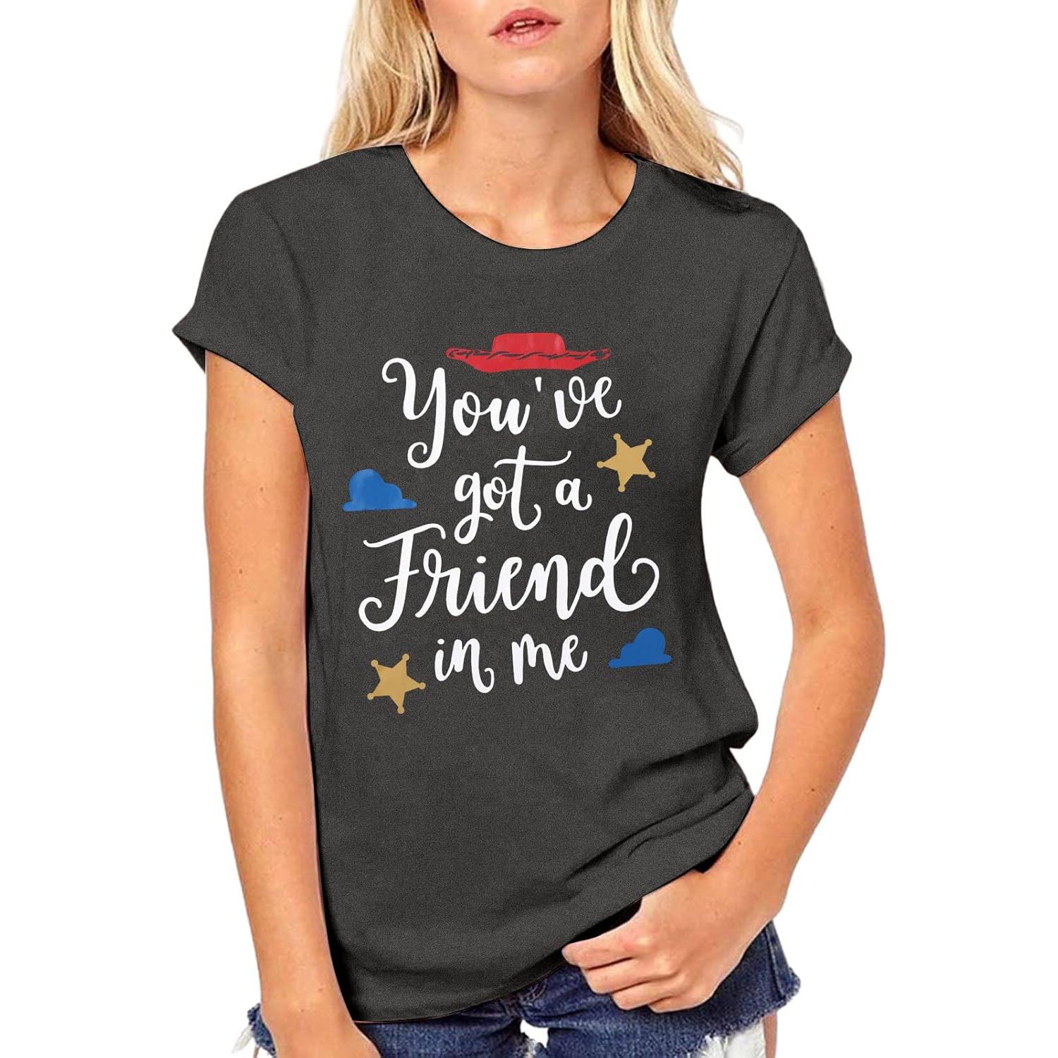 Camiseta Tienes un Amigo en Mí Mujeres ASTANFY Casual Verano