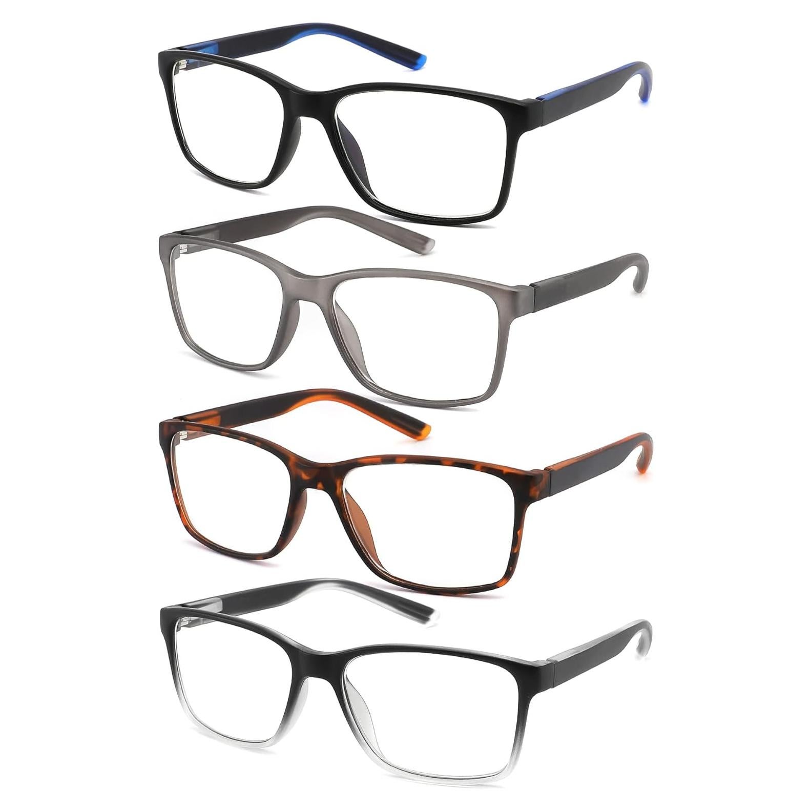 Gafas de lectura Qingshun 4 Pack +1.75 Luz Azul UV400