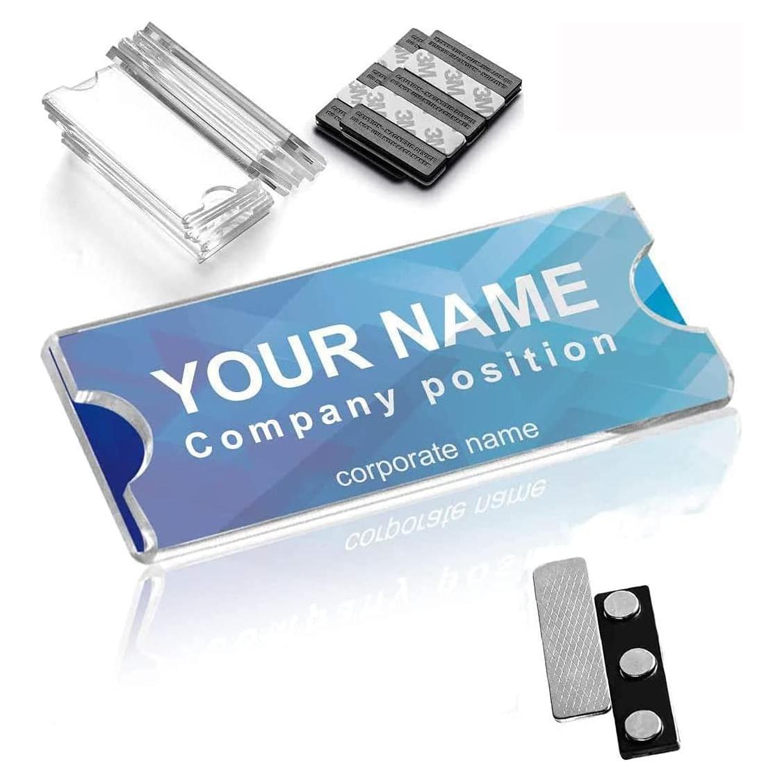 Kit de Etiquetas Magnéticas Wukong - 10 Piezas con Soporte Acrílico