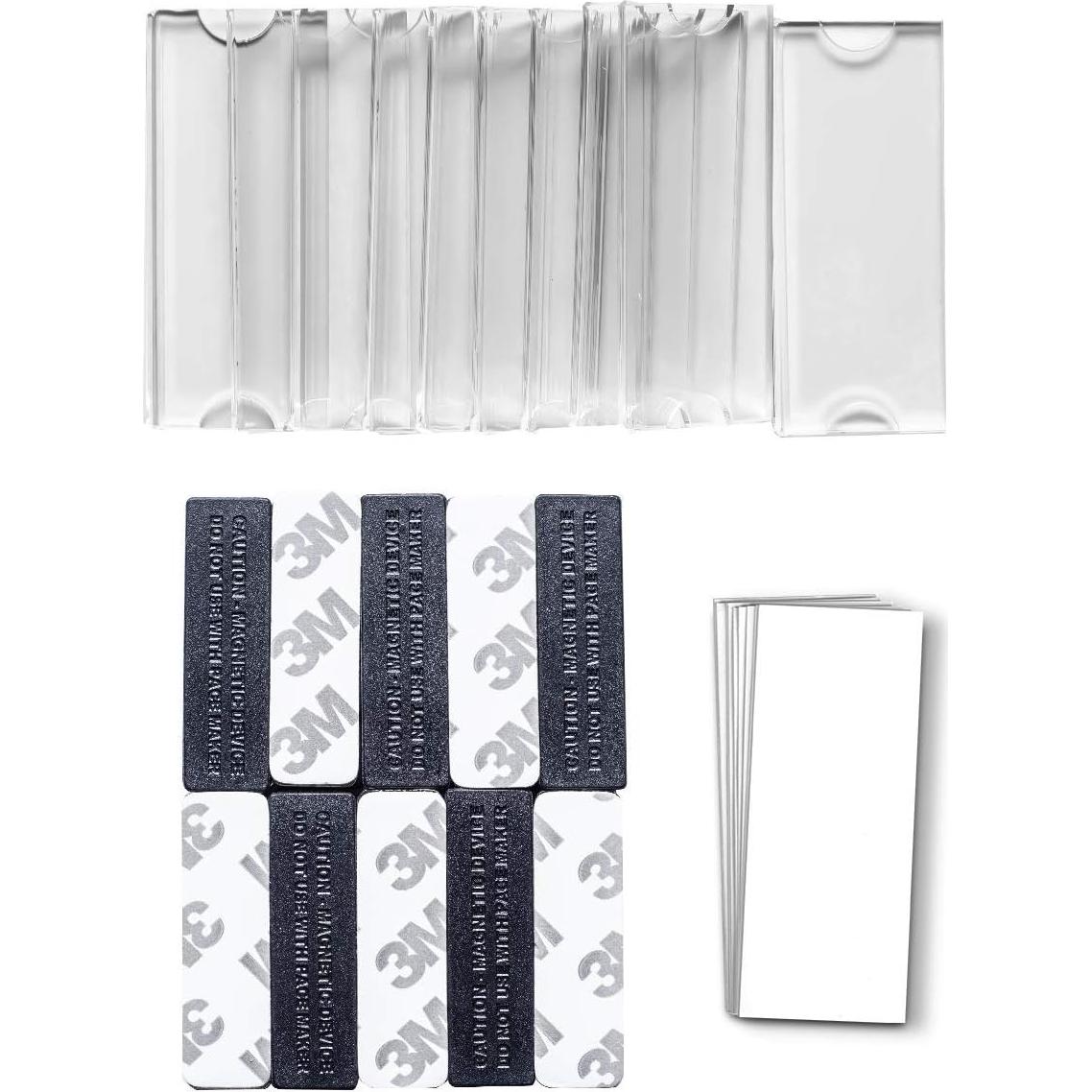 Kit de Etiquetas Magnéticas Wukong - 10 Piezas con Soporte Acrílico