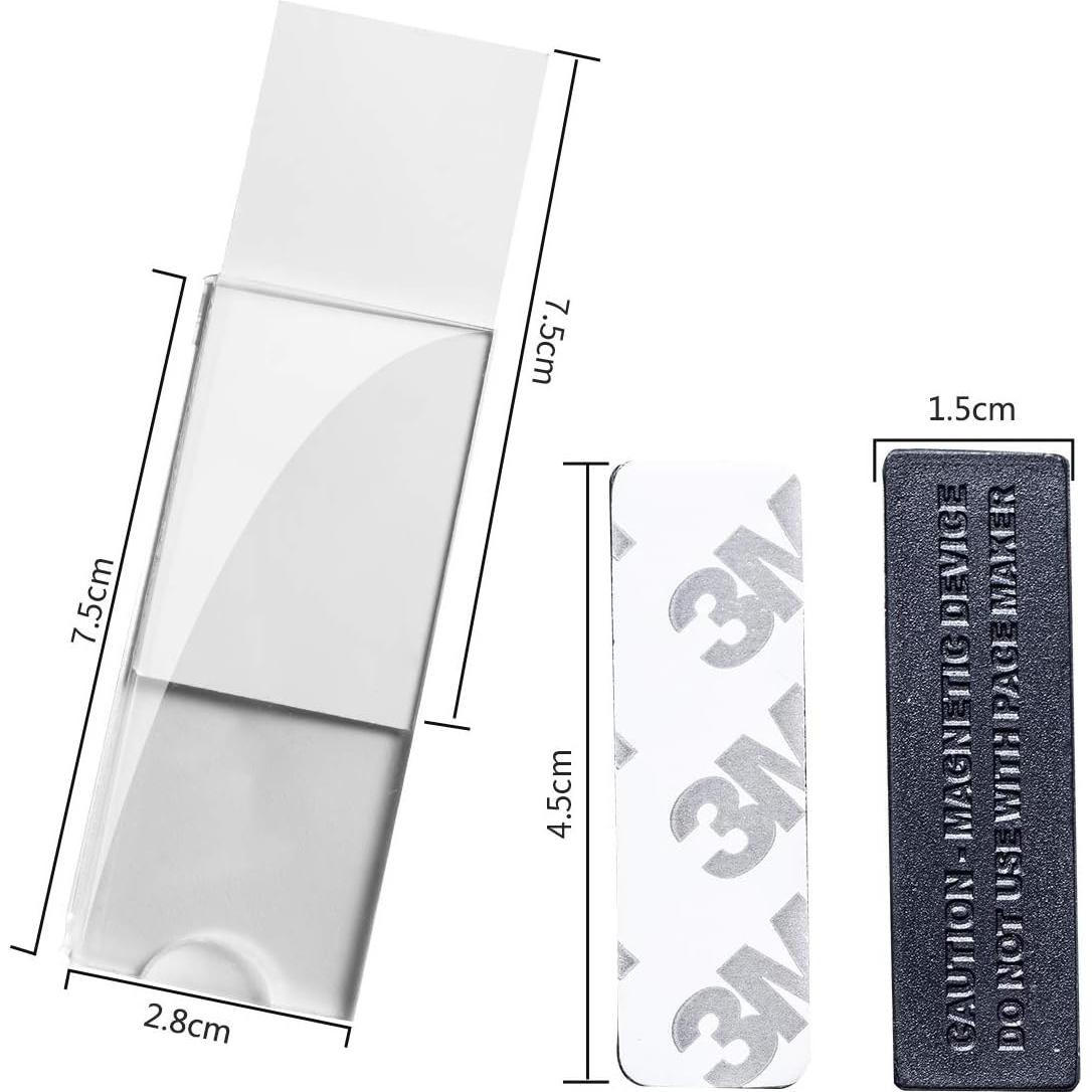 Kit de Etiquetas Magnéticas Wukong - 10 Piezas con Soporte Acrílico