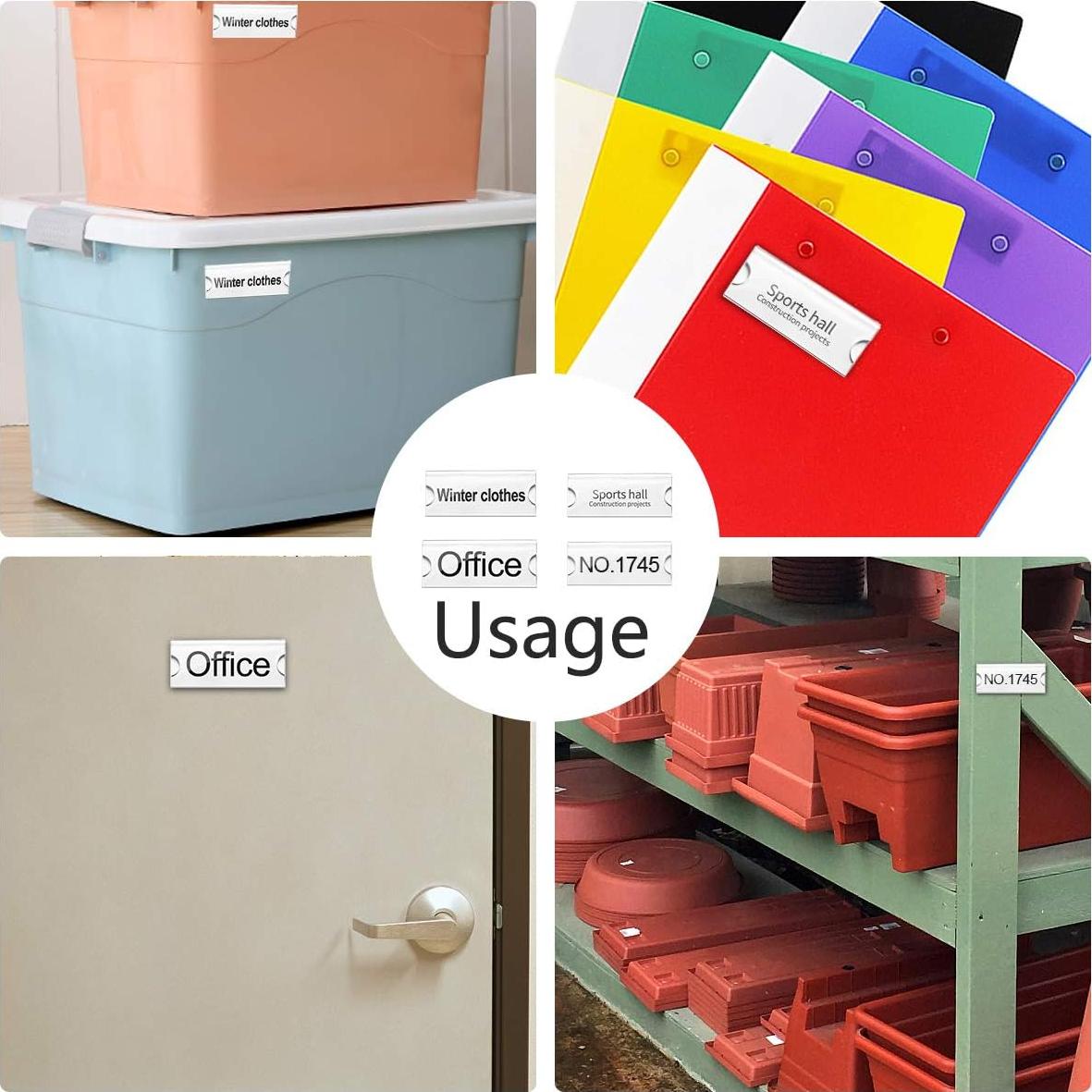 Kit de Etiquetas Magnéticas Wukong - 10 Piezas con Soporte Acrílico