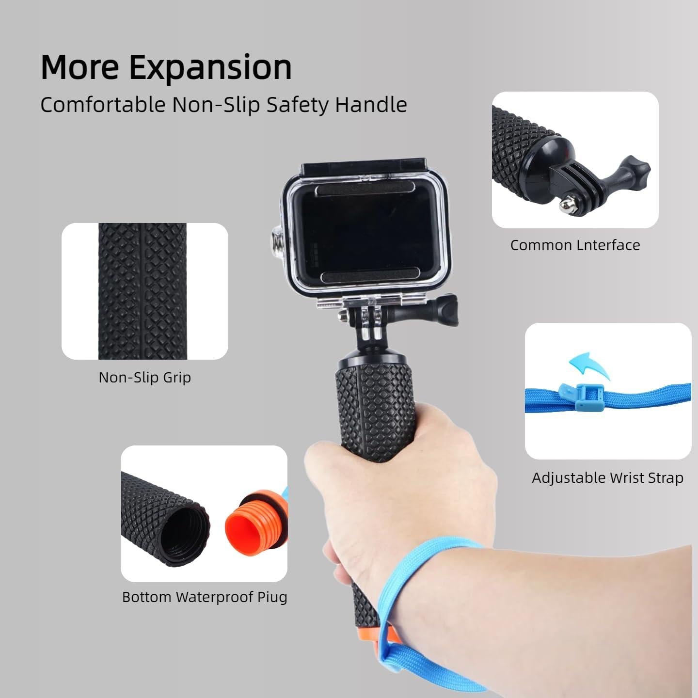 Funda Impermeable Terebento para GoPro Hero 13/12/11/10/9 - 60m