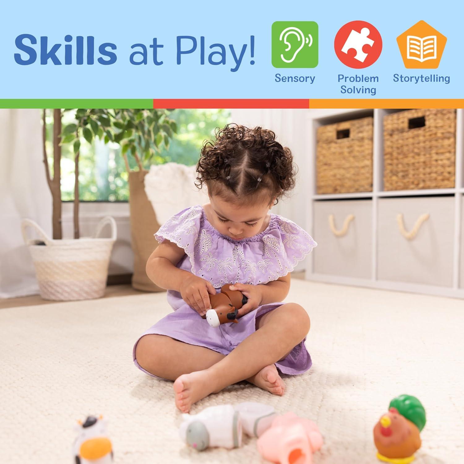 Juguete Educativo Melissa & Doug Animales de Granja 10 Piezas