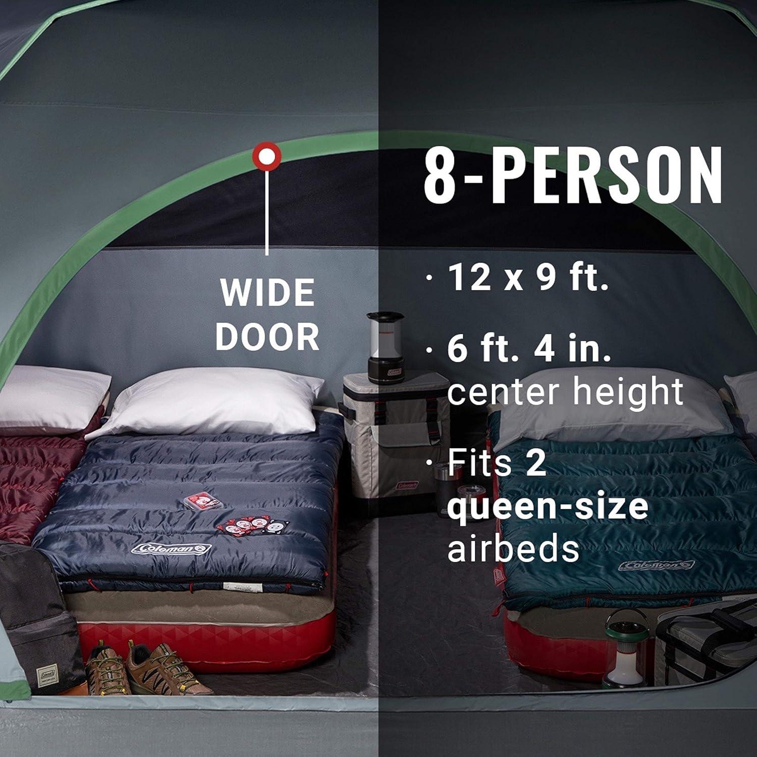 Carpa Coleman Skydome 6 Personas Impermeable Montaje Rápido