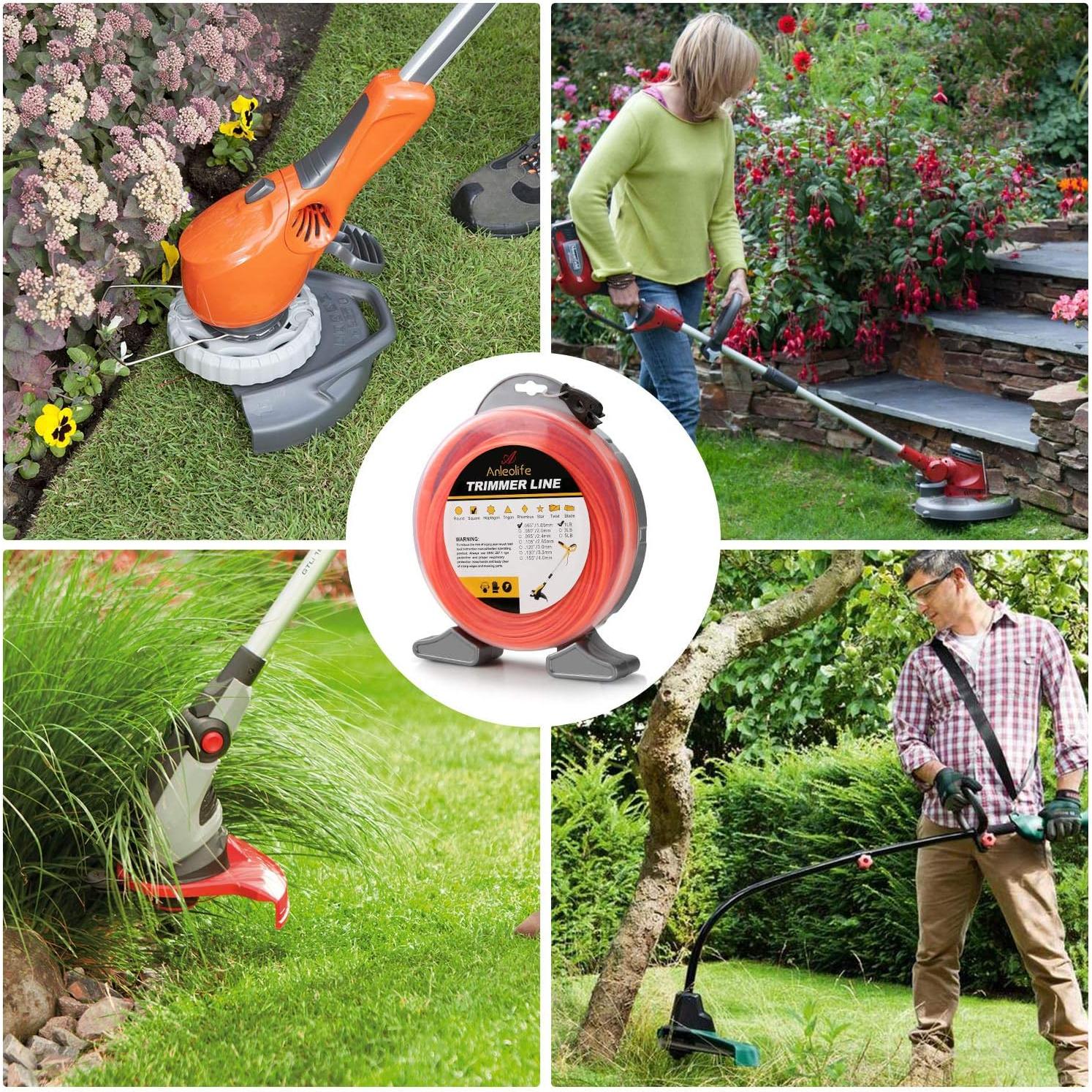 Desmalezadora ANLEOLIFE 0.45 kg con Cortador de Línea 0.165 cm