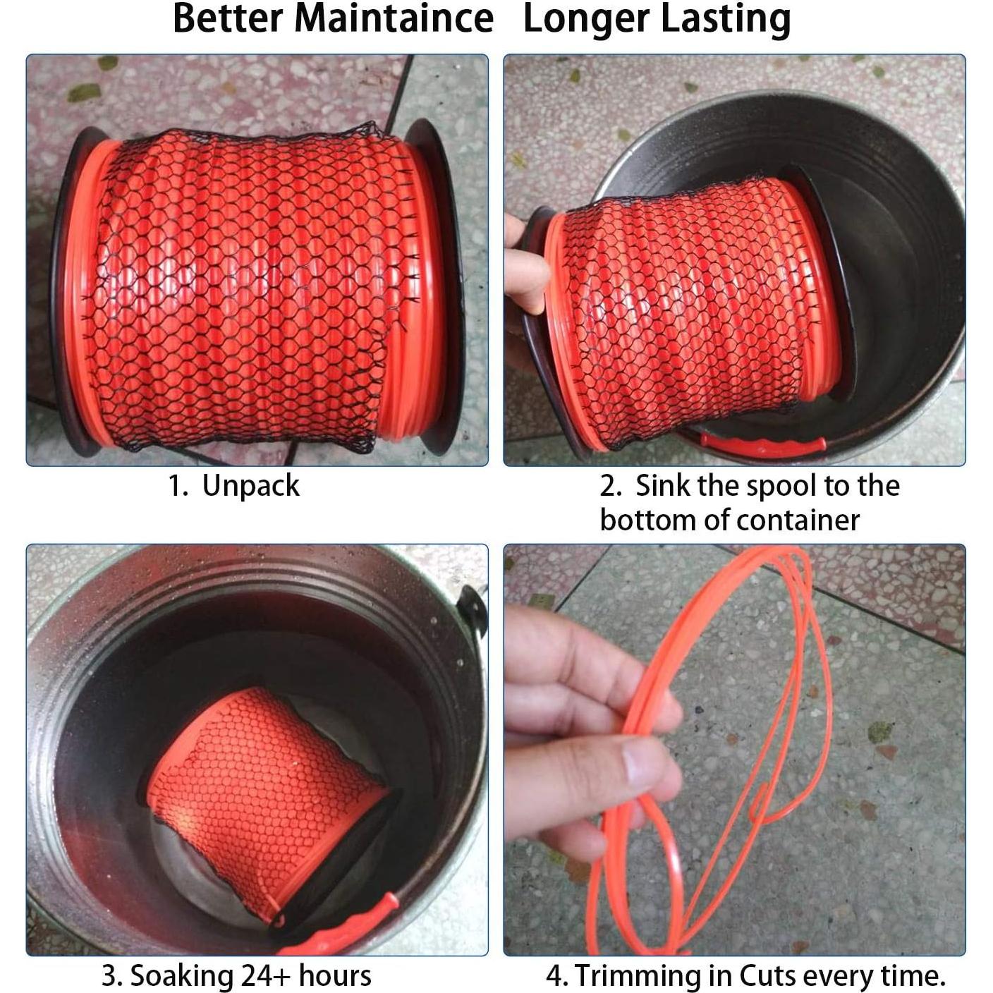 Desmalezadora ANLEOLIFE 0.45 kg con Cortador de Línea 0.165 cm