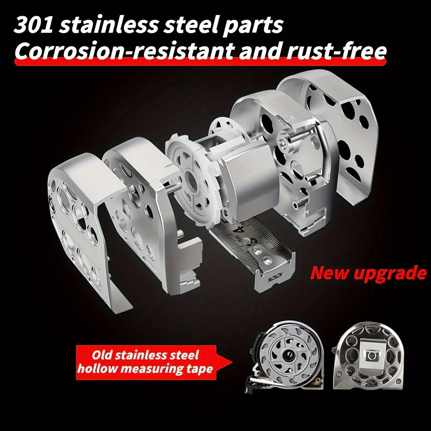 Cinta Métrica de Acero Inoxidable Liucocotos 5m Doble Cara