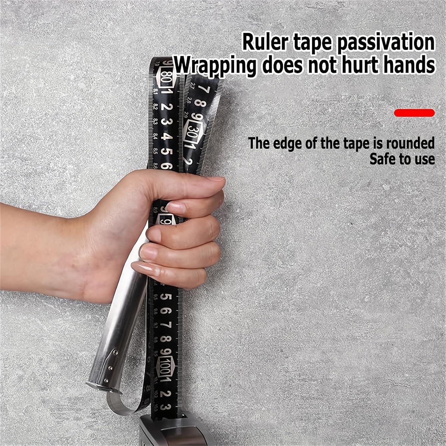 Cinta Métrica de Acero Inoxidable Liucocotos 5m Doble Cara