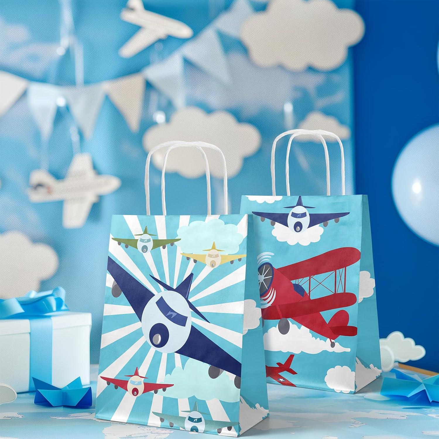 Paquete de 24 Bolsas de Fiesta de Aviación SamPartyShop