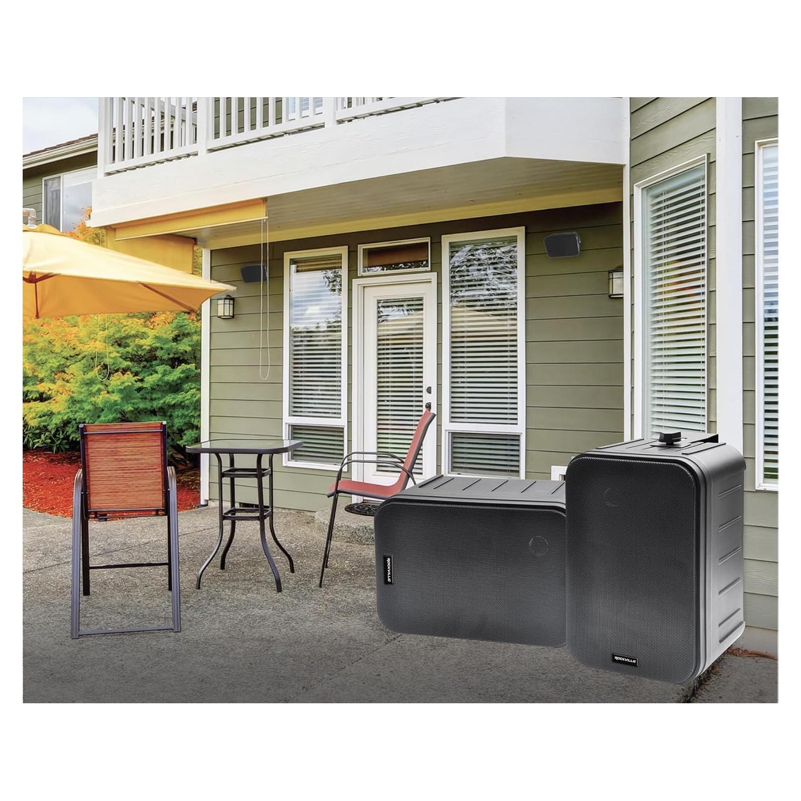 Altavoces Rockville HP65S 6.5" 500W Impermeables para Exterior