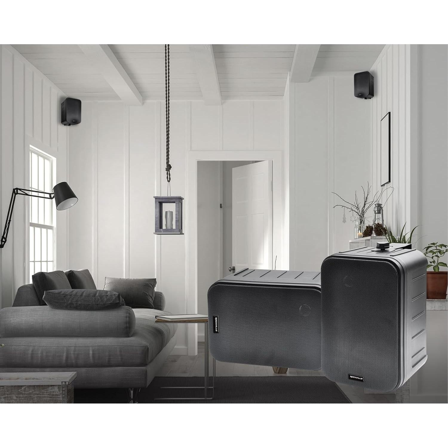 Altavoces Rockville HP65S 6.5" 500W Impermeables para Exterior