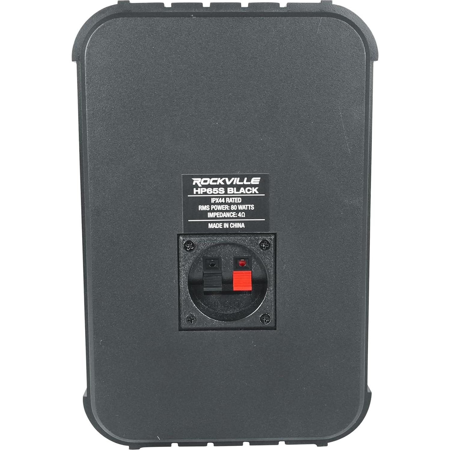 Altavoces Rockville HP65S 6.5" 500W Impermeables para Exterior