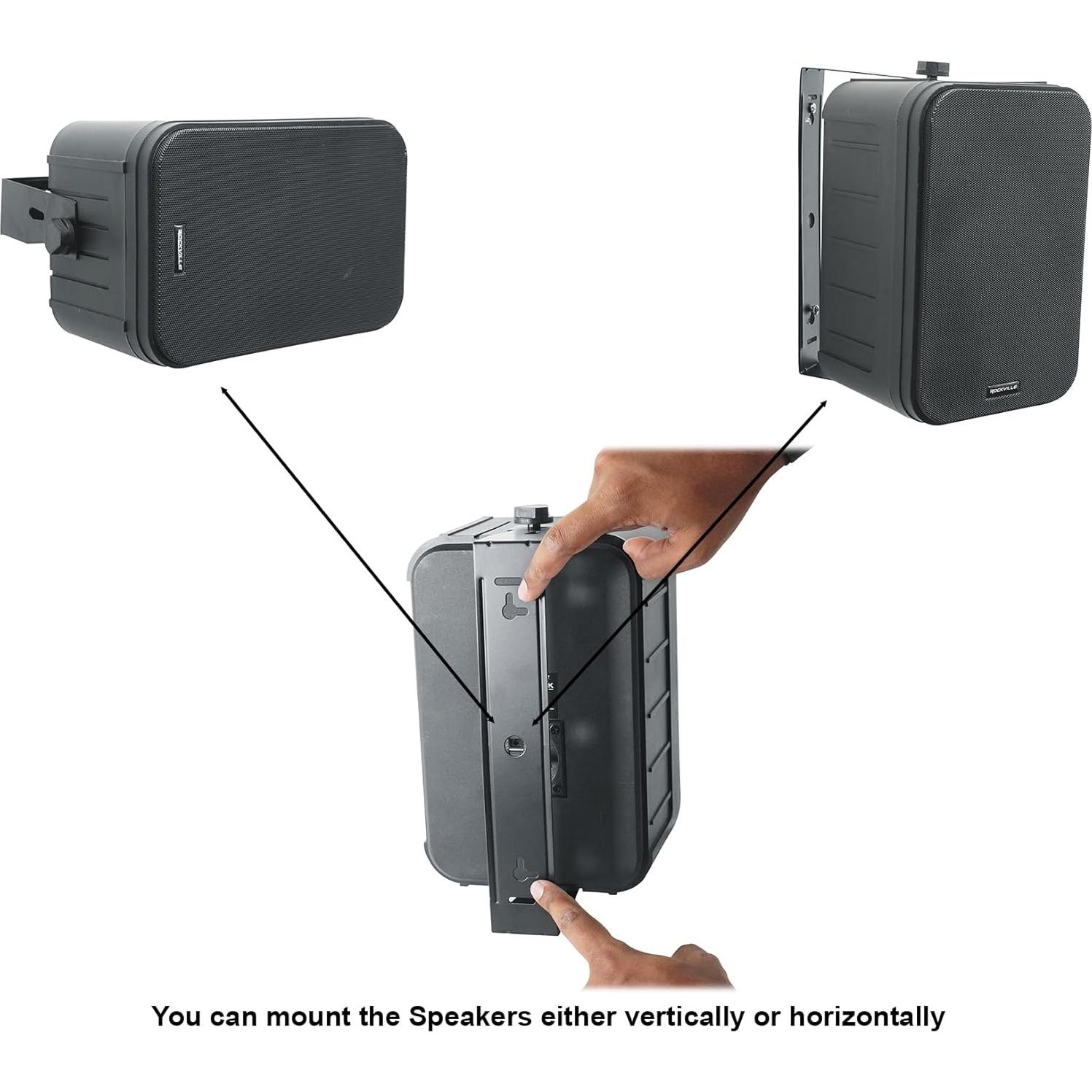 Altavoces Rockville HP65S 6.5" 500W Impermeables para Exterior