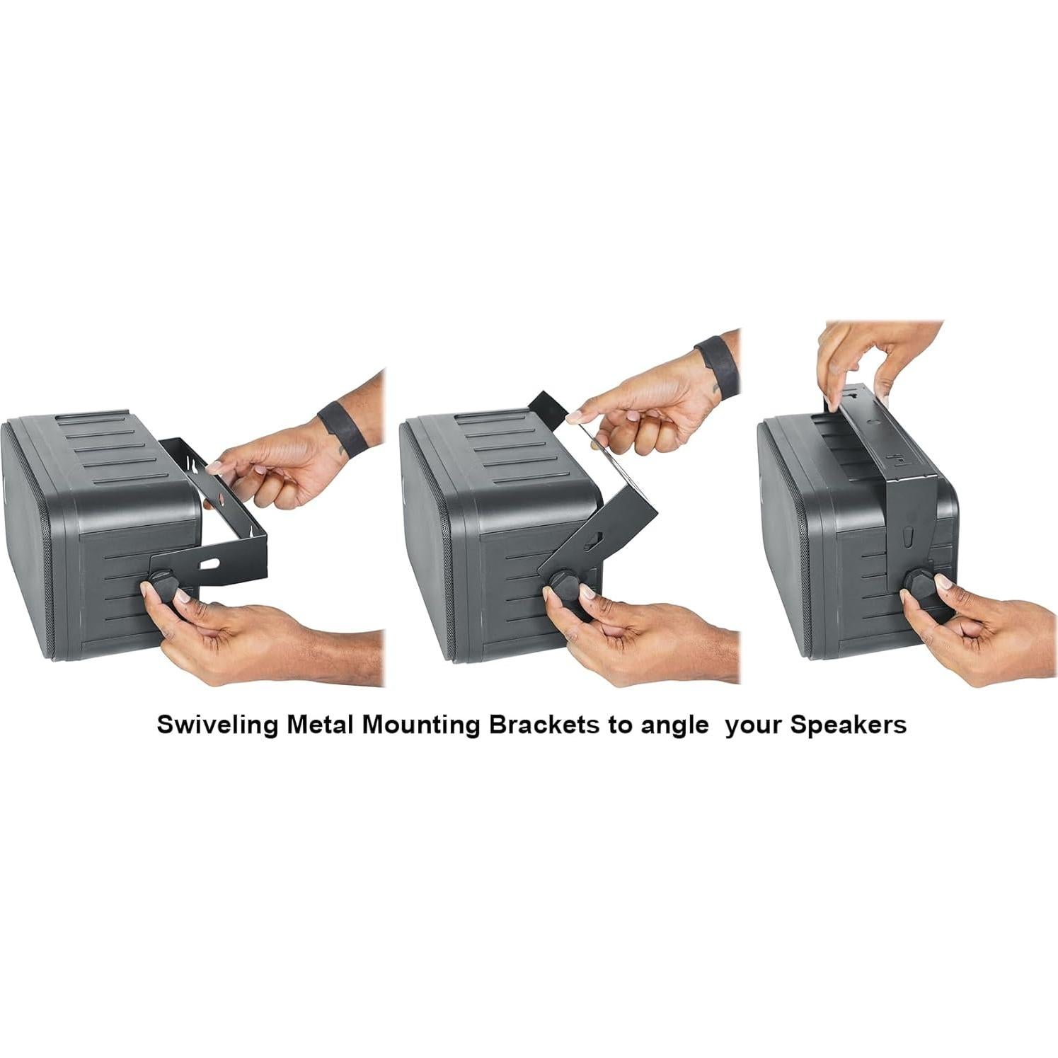 Altavoces Rockville HP65S 6.5" 500W Impermeables para Exterior