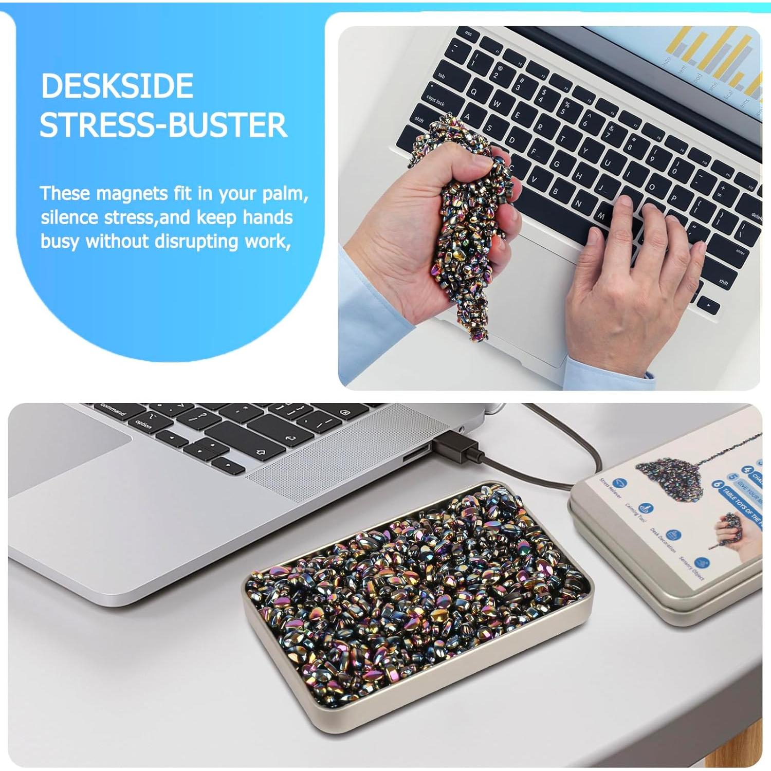 Juguetes Antiestrés WSEJK 550 Piezas Coloridos para Adultos