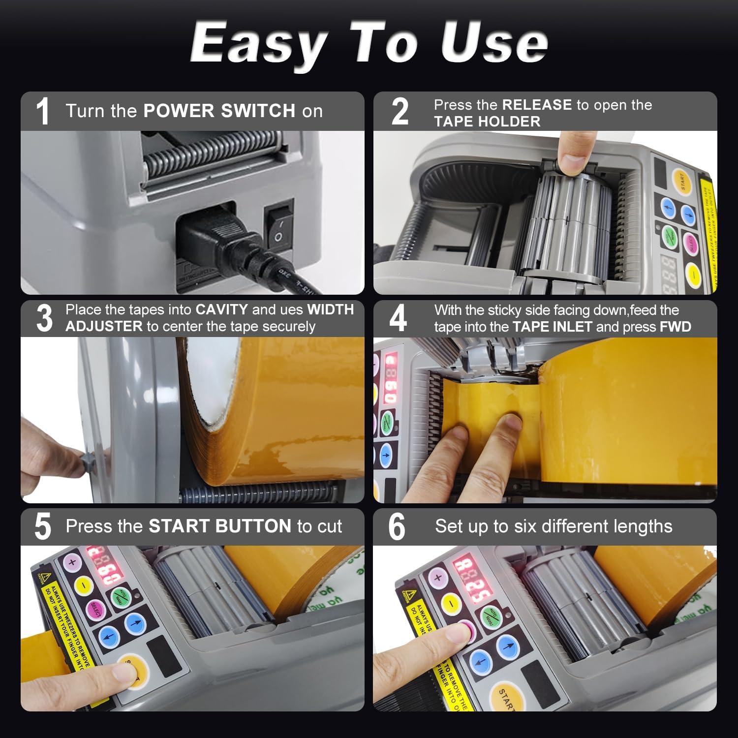 Máquina de Corte de Cinta Automática Yueidung ZCUT-9 6-60mm