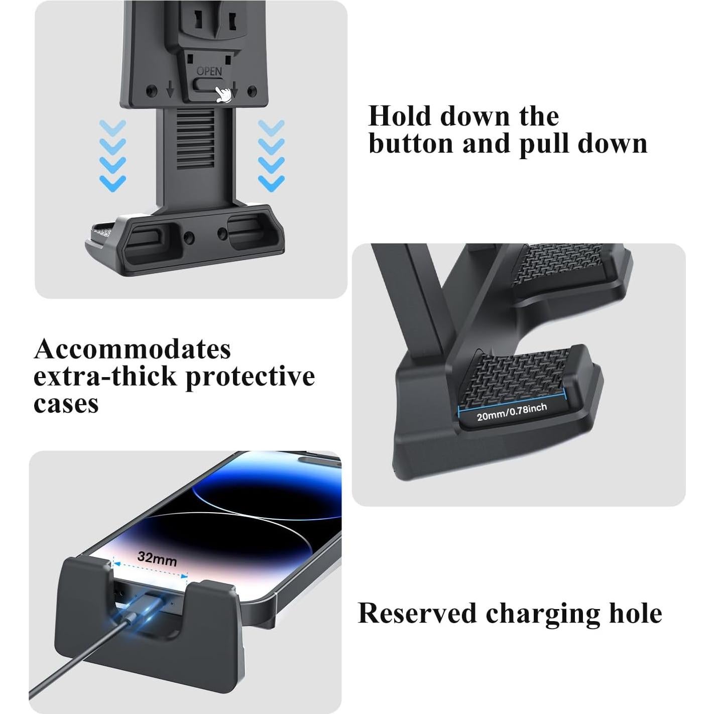 Soporte para Tableta OHLPRO - Montaje para Vehículo 5-13"