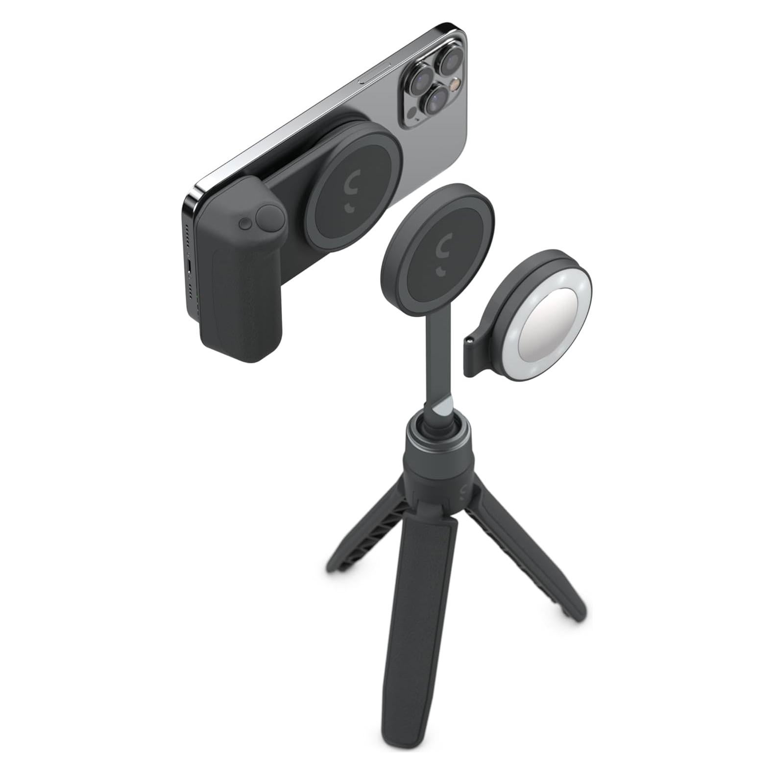 Kit de Creador ShiftCam SnapGrip - Incluye Luz y Trípode