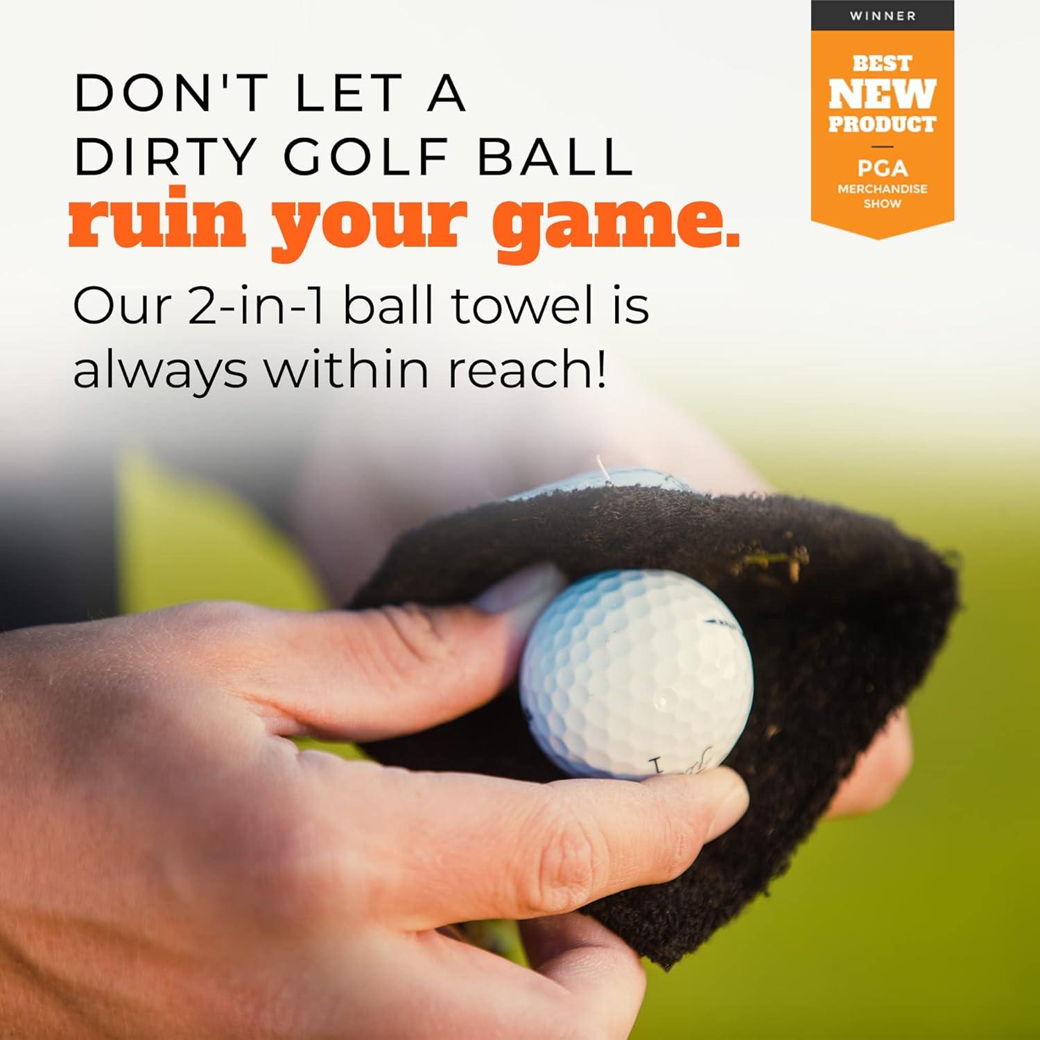 Toalla de Golf Frogger Amphibian 10x10 cm Ultra Absorbente