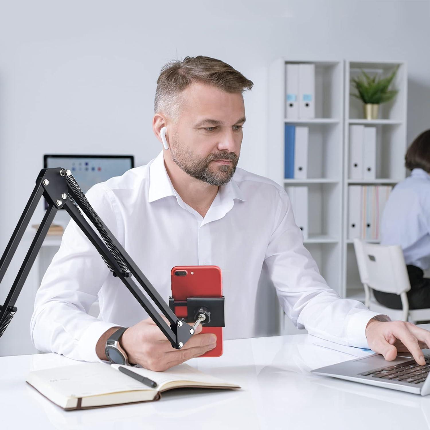 Soporte para Teléfono Klsniur Brazo Articulado Flexible