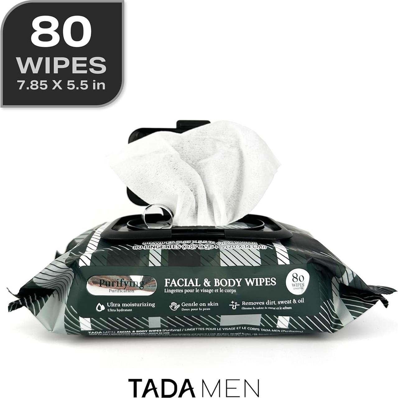 Toallitas Faciales y Corporales TADA - 800 Unidades Té Verde