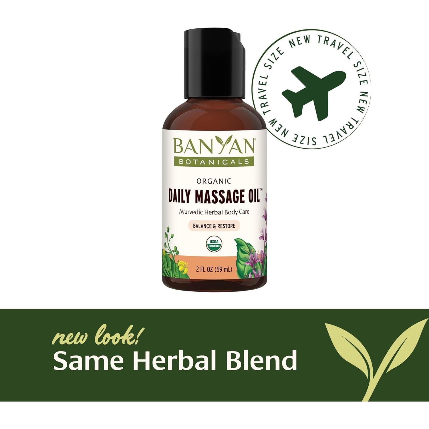 Aceite de Masaje Ayurvédico Orgánico Banyan Botanicals 59 ml