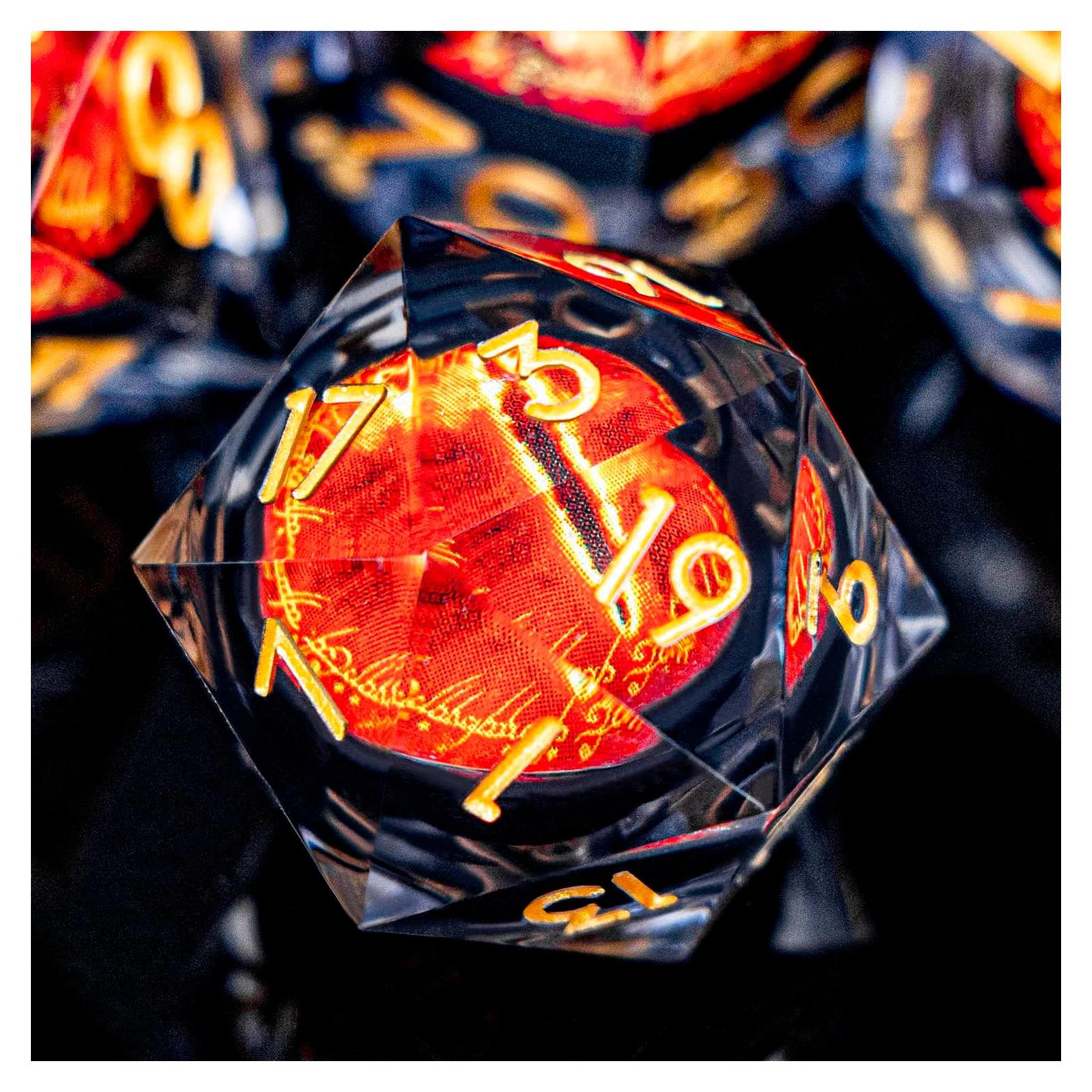 Juego de Dados Poliedricos Ojo que Todo lo Ve 7PCS D&D