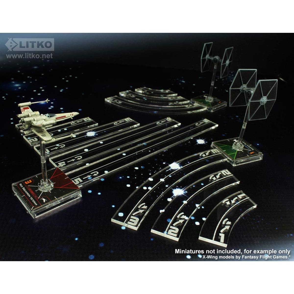 Conjunto de Medidores de Maniobra LITKO Space Fighter Acrílico