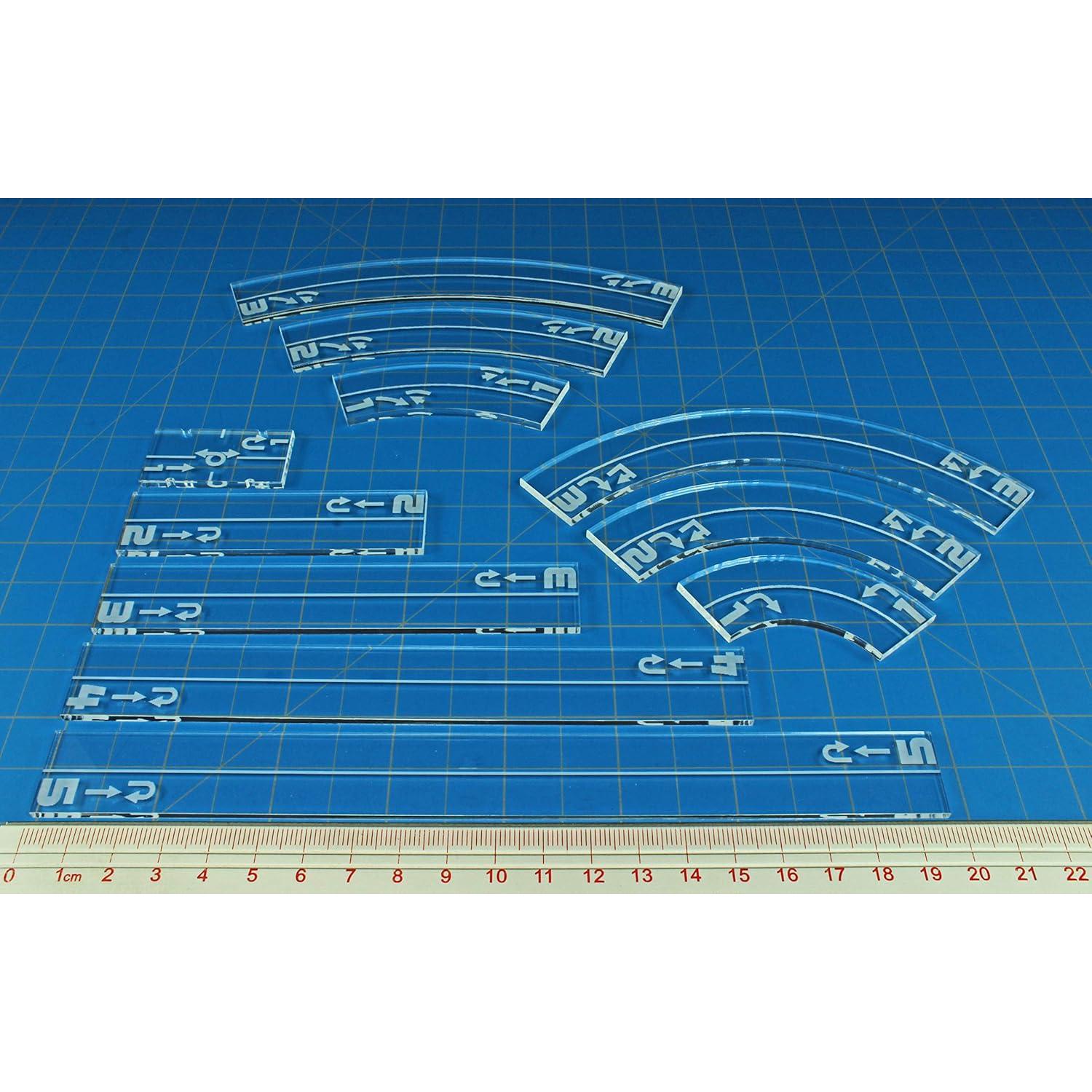 Conjunto de Medidores de Maniobra LITKO Space Fighter Acrílico