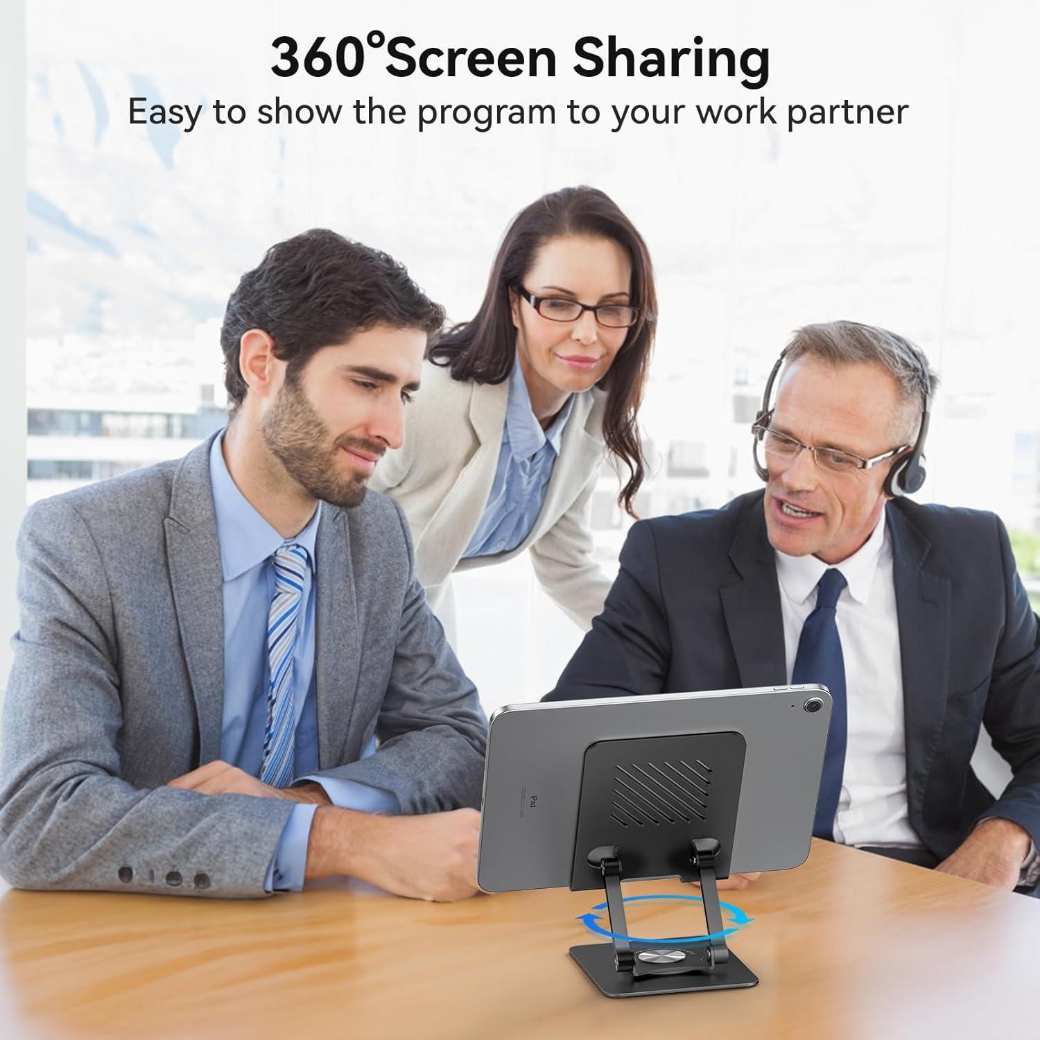 Soporte Giratorio para iPad JUANWE 360° Ajustable Plegable