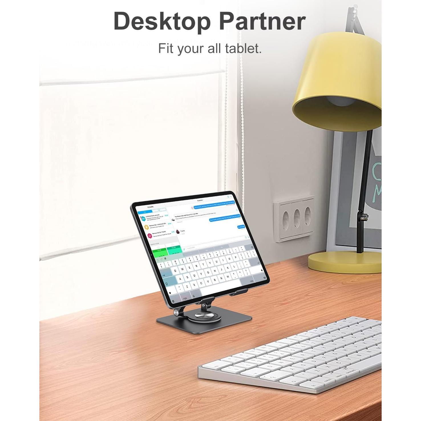 Soporte Giratorio para iPad JUANWE 360° Ajustable Plegable