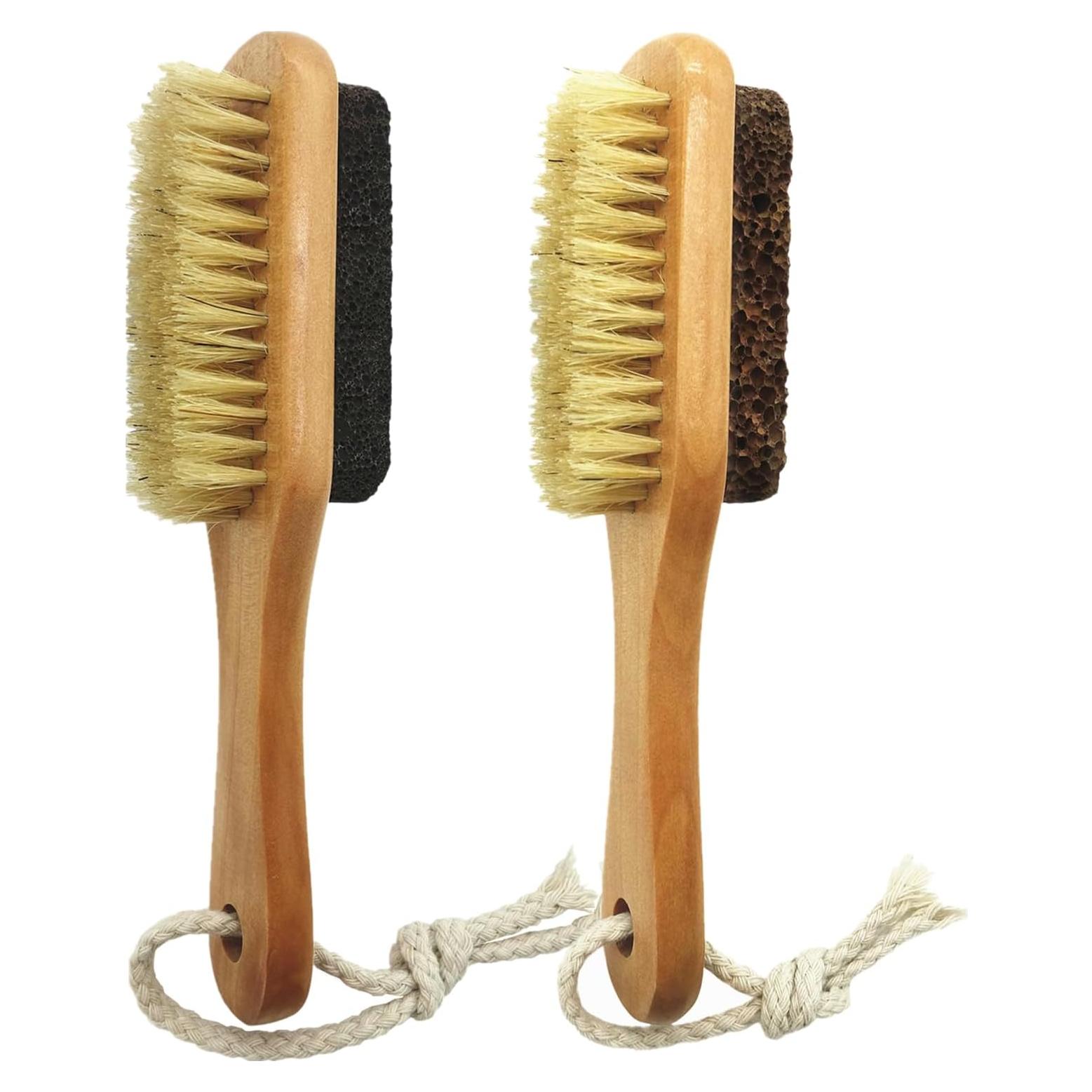 Set de Pedicura YIOYOODA: Piedra Pómez y Cepillo Doble Cara