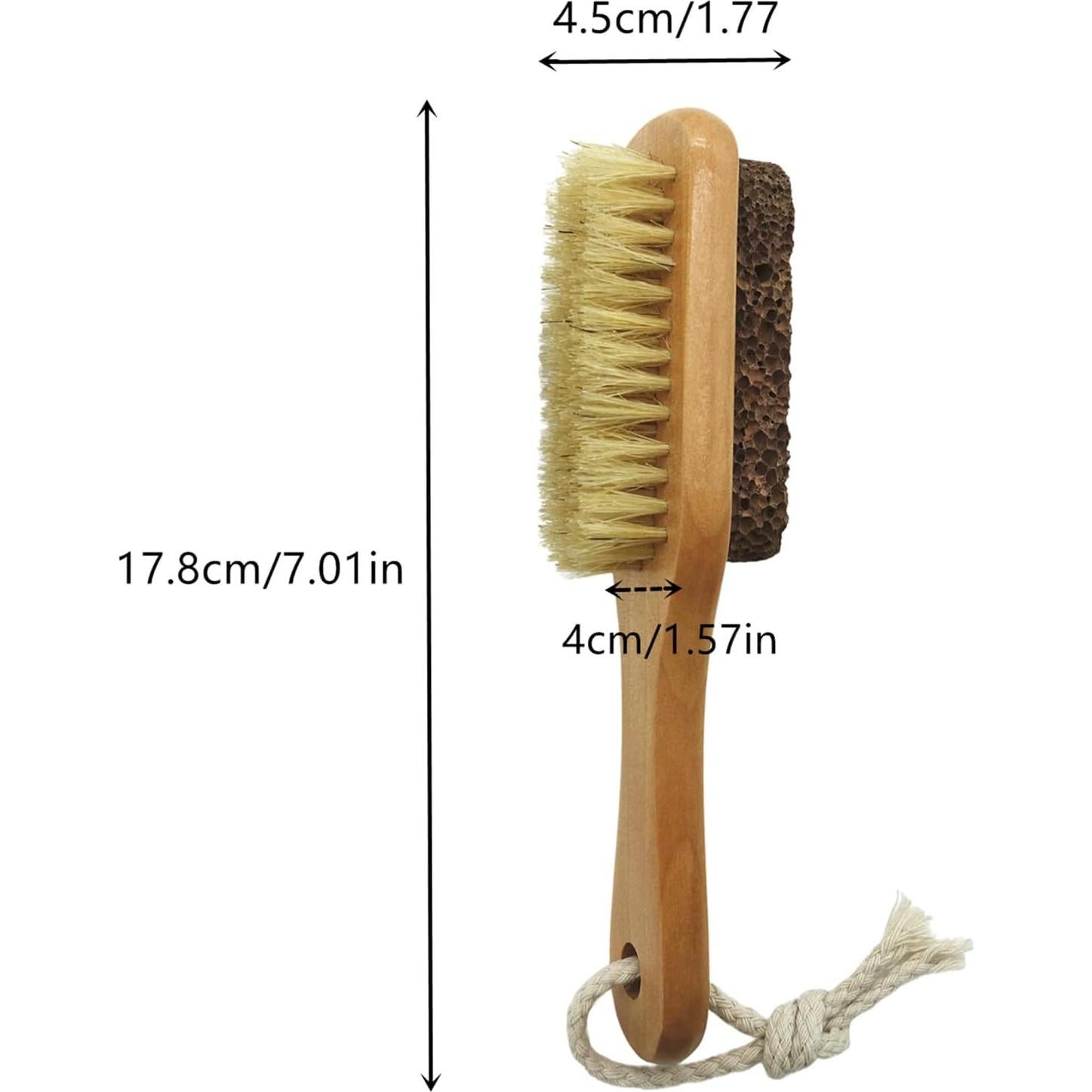 Set de Pedicura YIOYOODA con Piedra Pómez y Cepillo de Jabalí