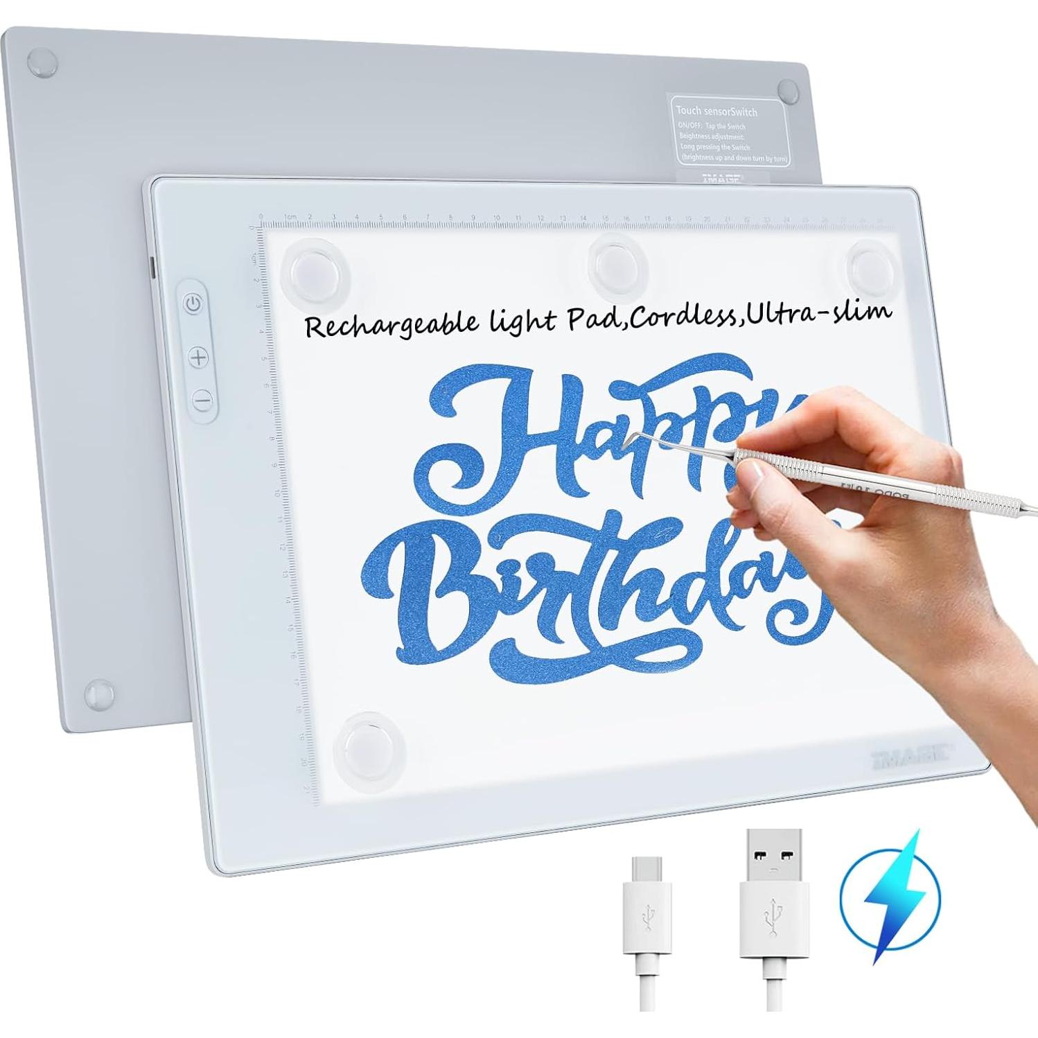 Pad de Luz LED A4 IMAGE Recargable Magnético 6000K