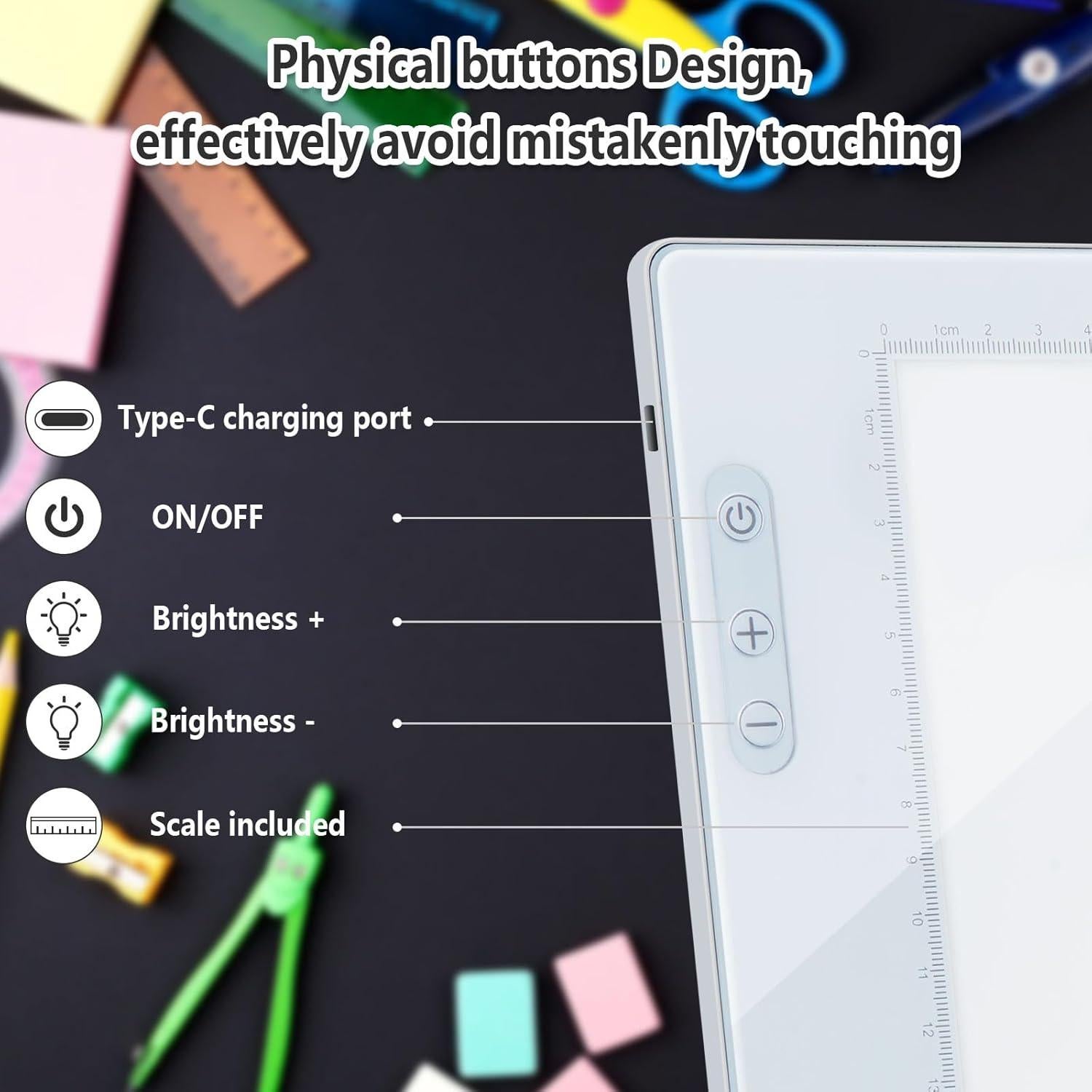 Pad de Luz LED A4 IMAGE Recargable Magnético 6000K