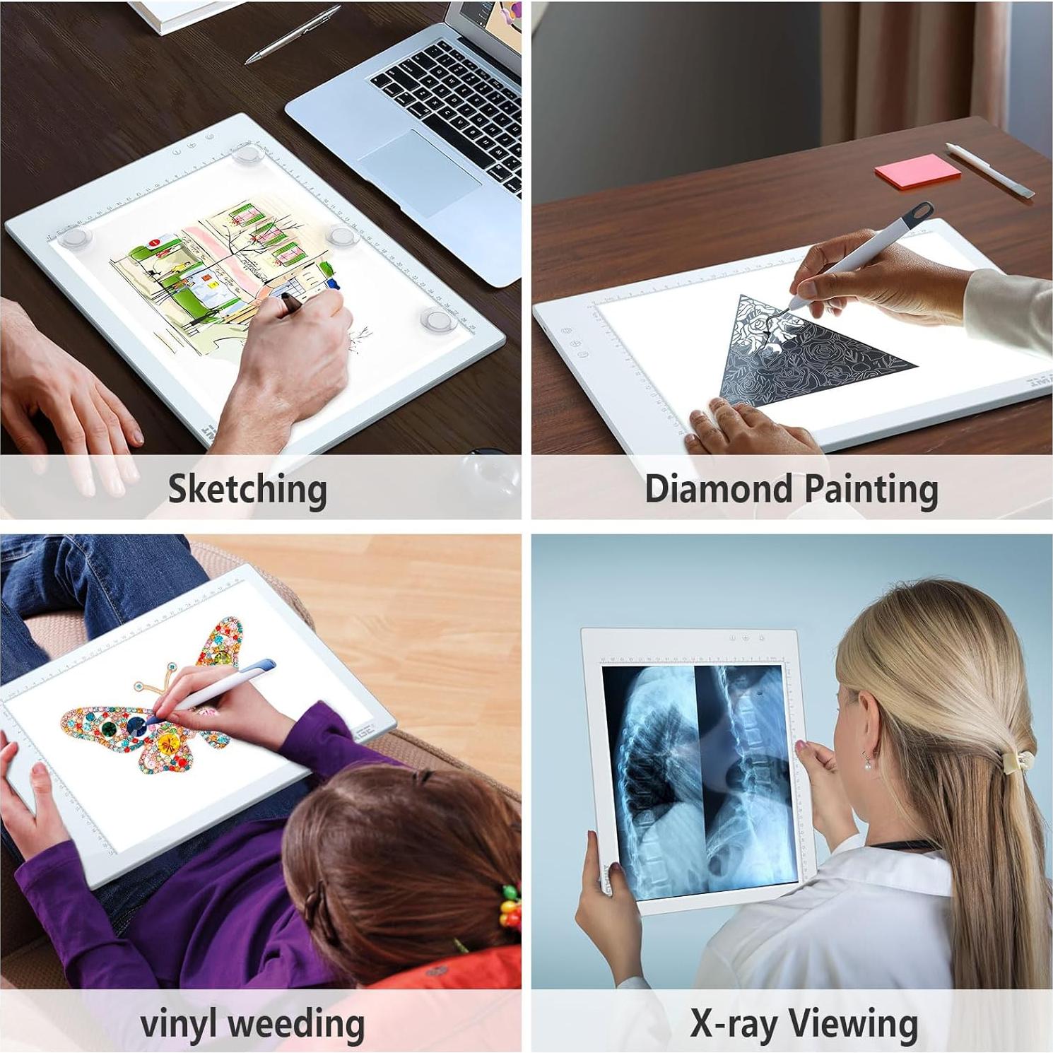 Pad de Luz LED A4 IMAGE Recargable Magnético 6000K