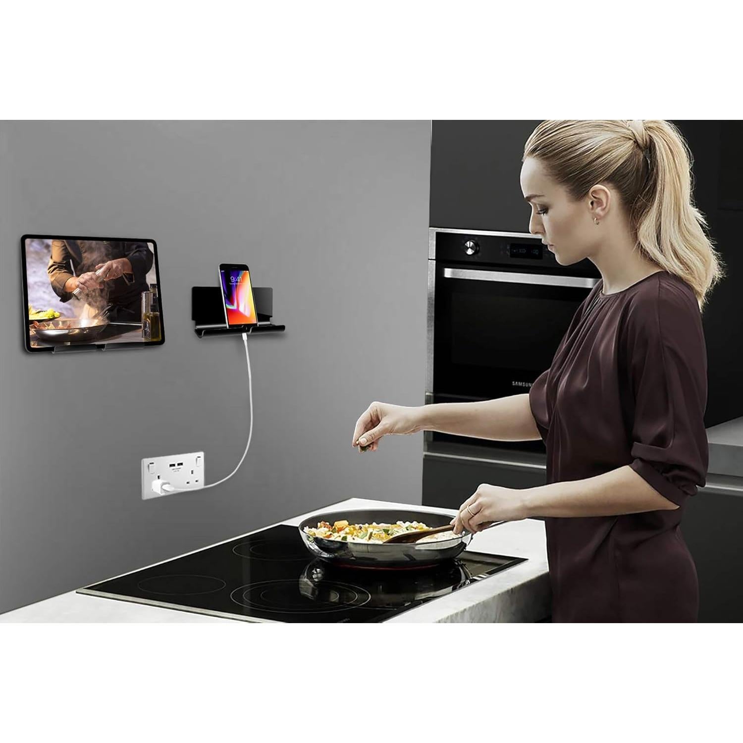 Soporte de Pared Adhesivo TXEsign para Tabletas y Smartphones