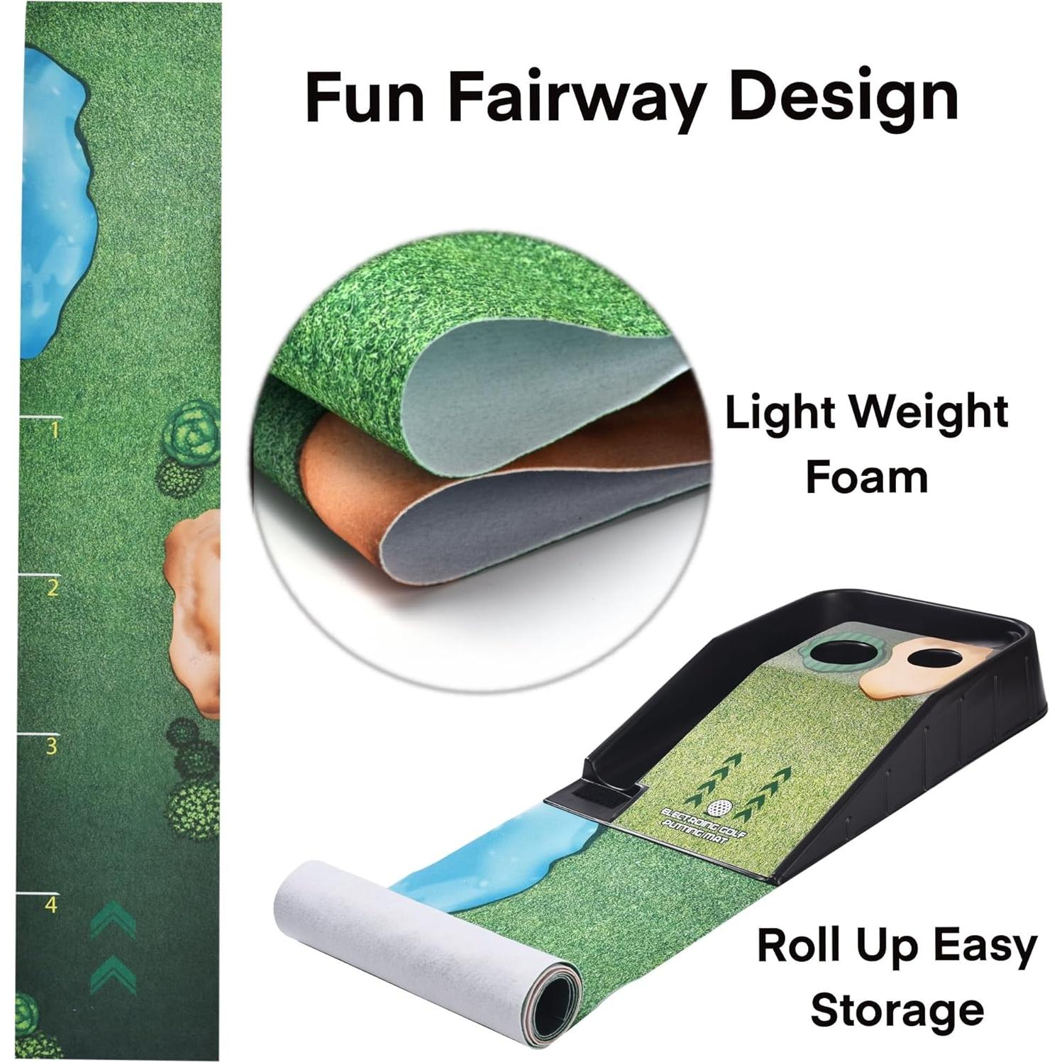 Juego de Golf para Niños Wemove - Mini Golf Electrónico 1,68m