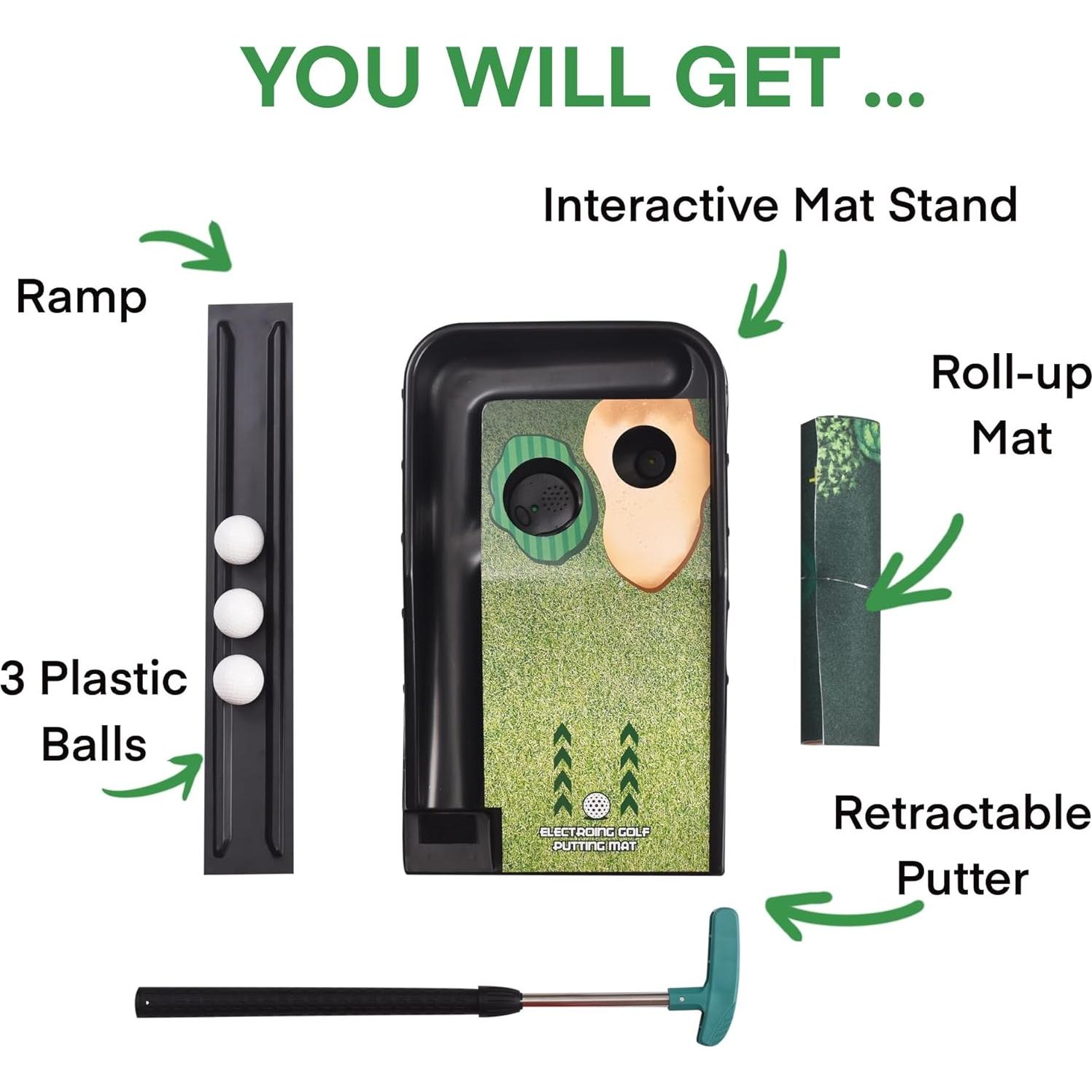 Juego de Golf para Niños Wemove - Mini Golf Electrónico 1,68m