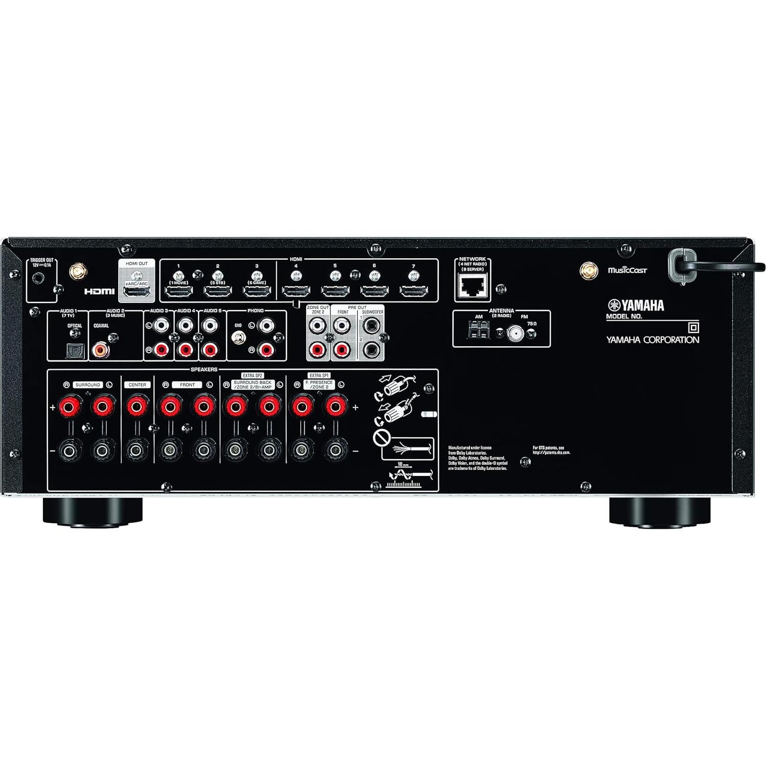 Receptor AV Yamaha RX-V6A 7.2 Canales con MusicCast
