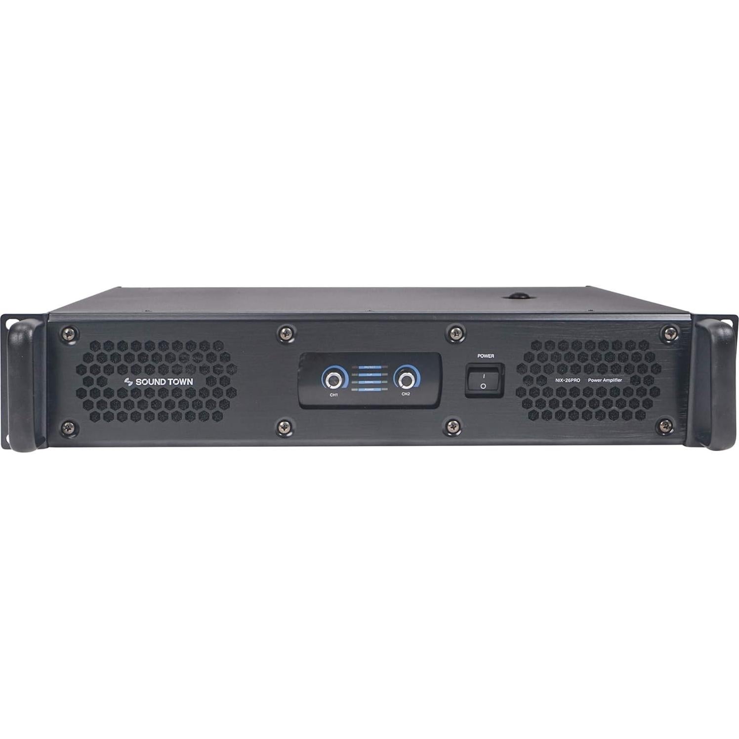 Amplificador de Potencia Doble Canal NIX-26PRO 2 x 1800W 4 Ohmios