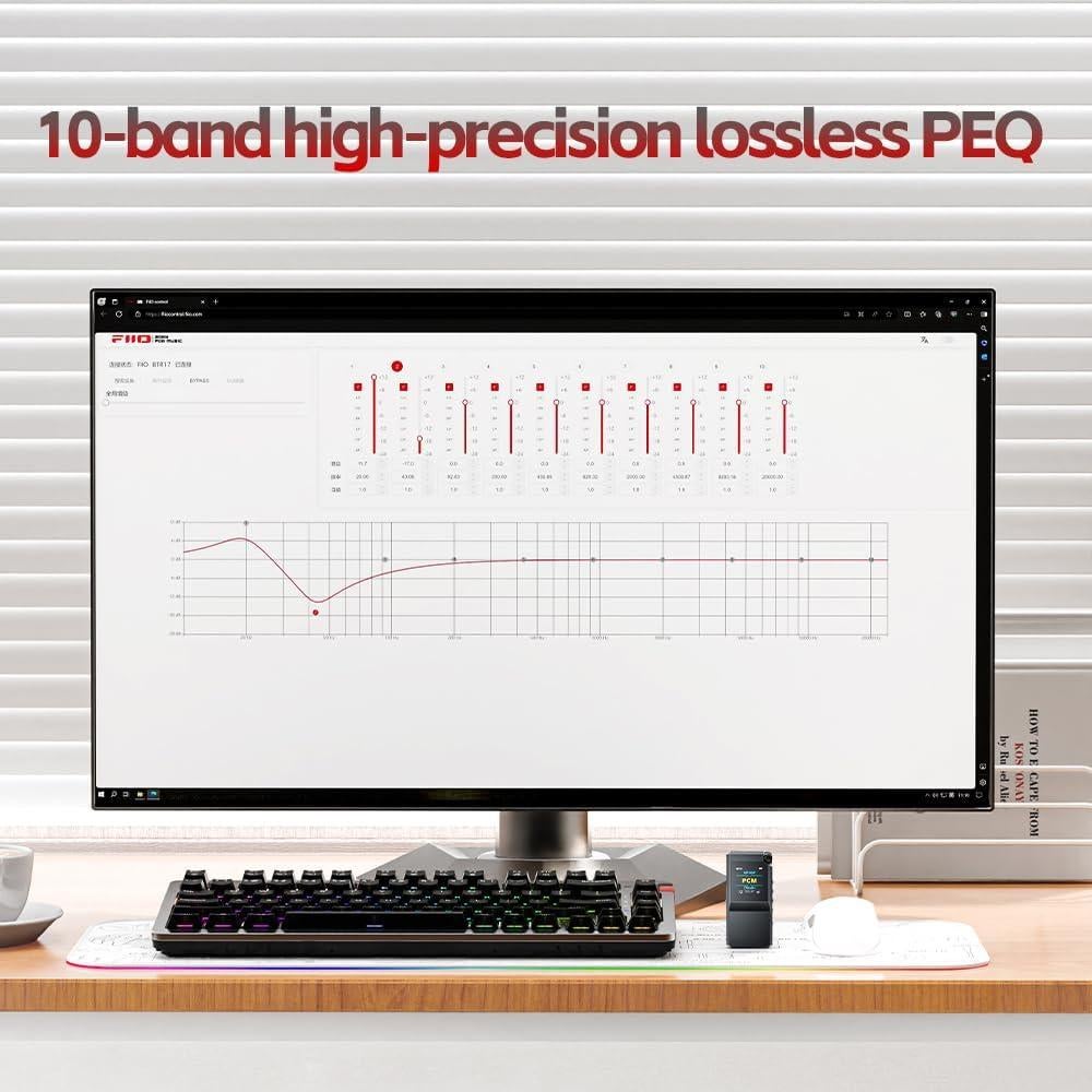 FiiO BTR17 DAC AMP Bluetooth 5.4 238g 3.5mm 4.4mm Negro