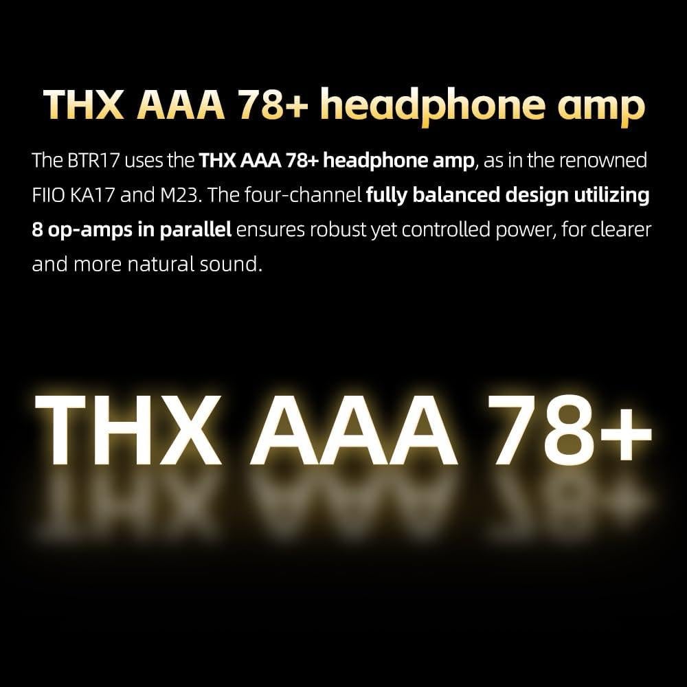 FiiO BTR17 DAC AMP Bluetooth 5.4 238g 3.5mm 4.4mm Negro